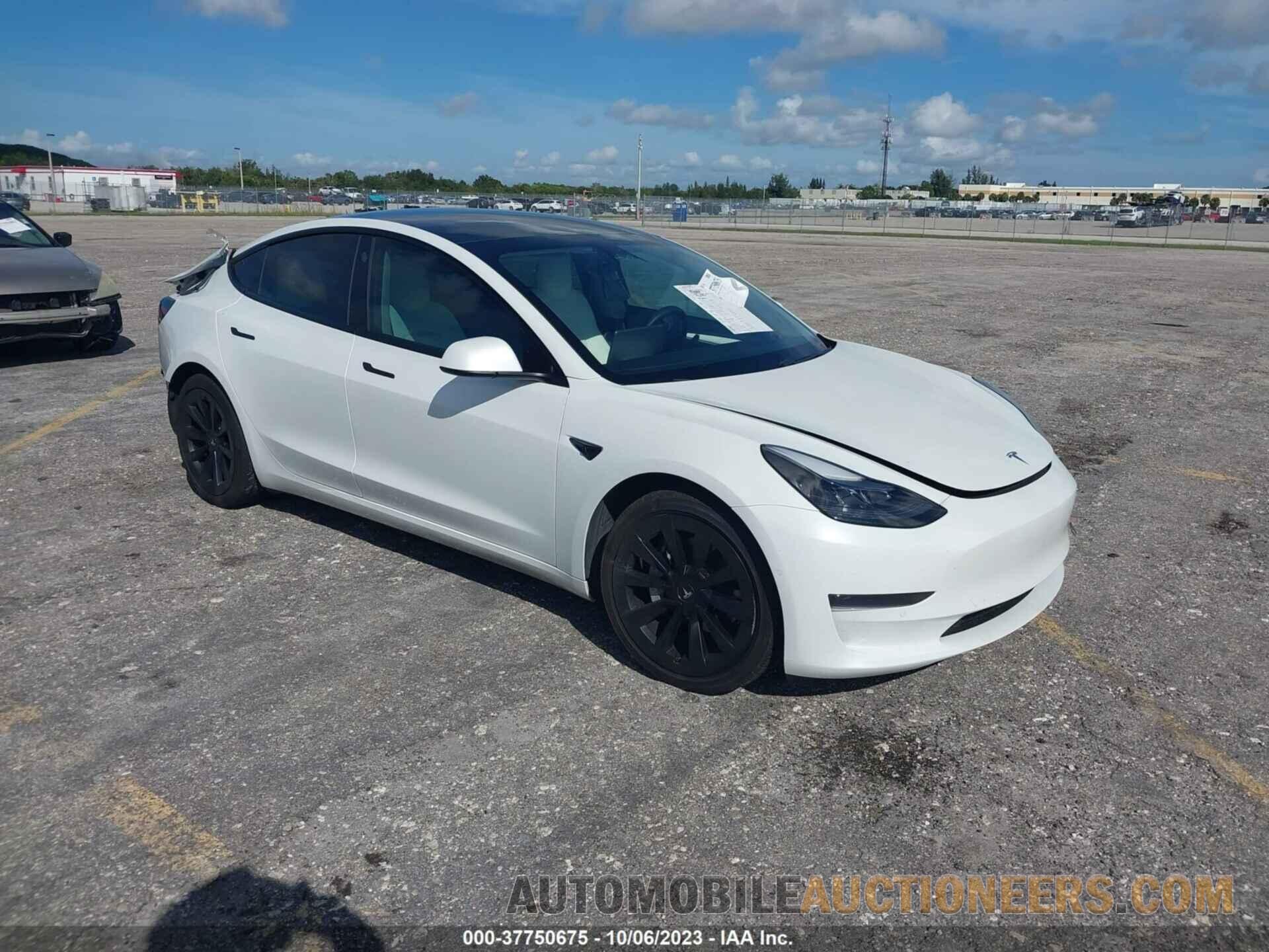 5YJ3E1EA6MF019116 TESLA MODEL 3 2021