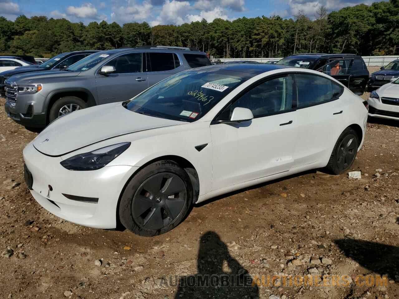 5YJ3E1EA6MF027863 TESLA MODEL 3 2021