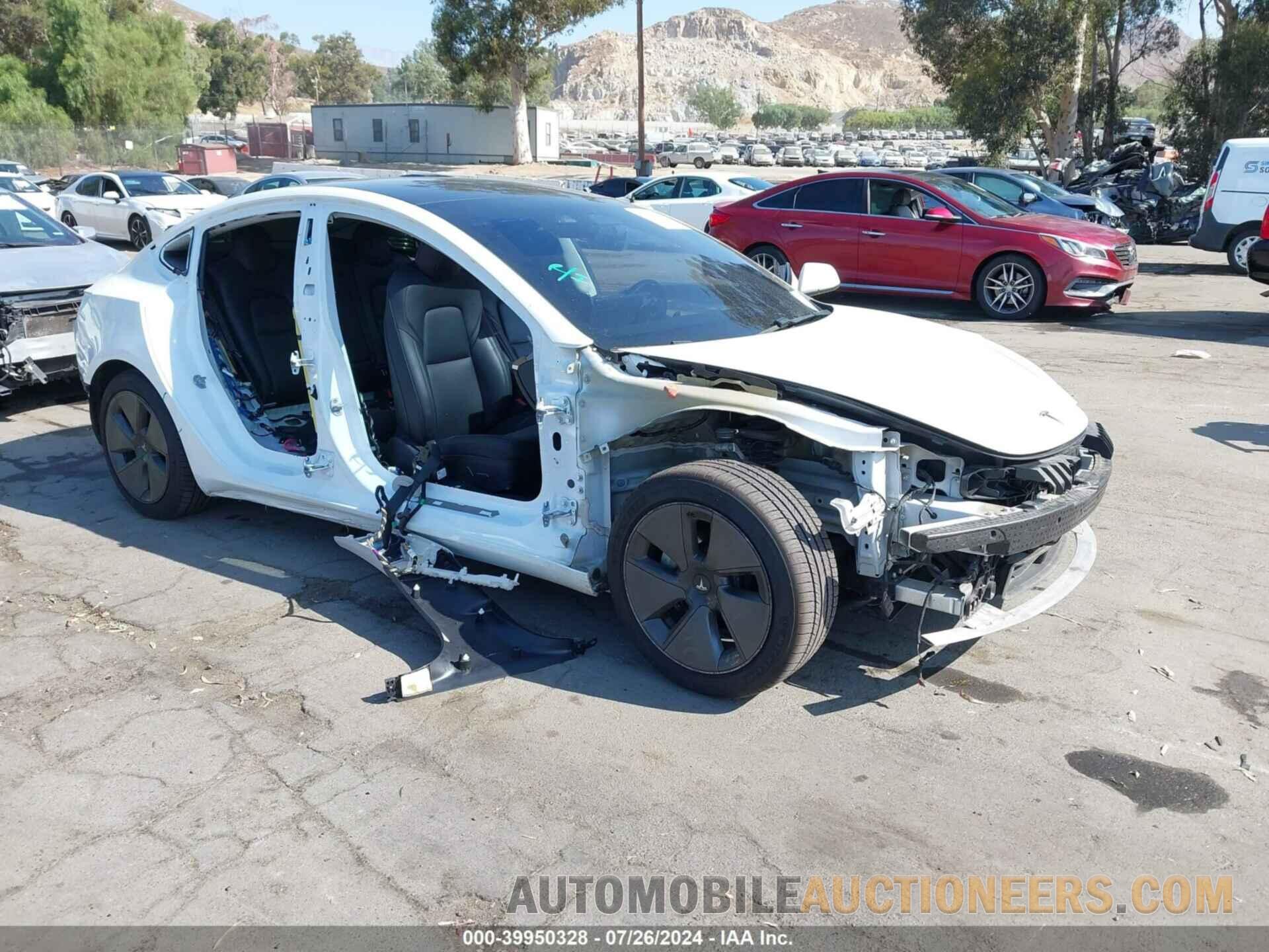 5YJ3E1EA6MF029788 TESLA MODEL 3 2021