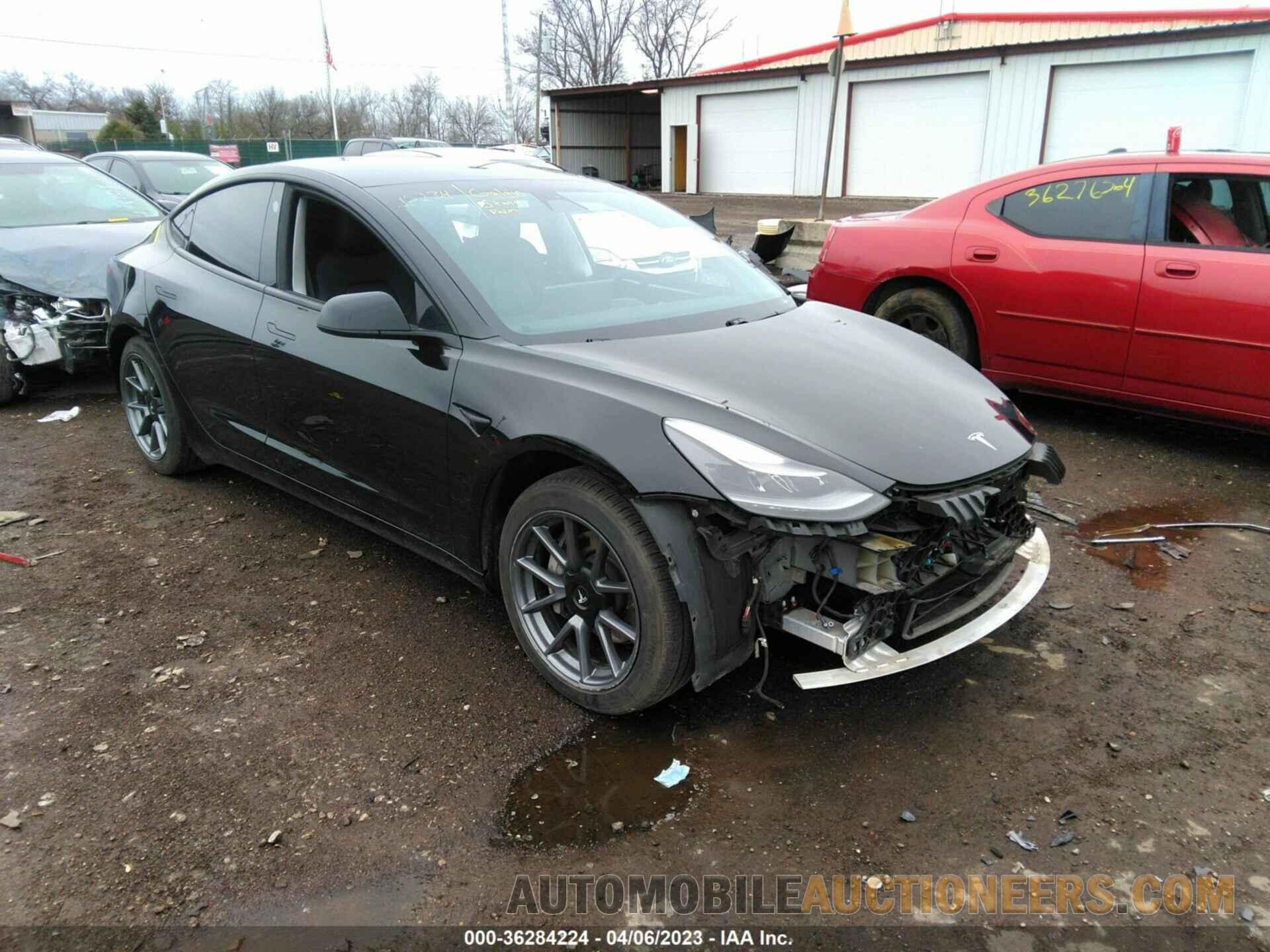 5YJ3E1EA6MF043402 TESLA MODEL 3 2021