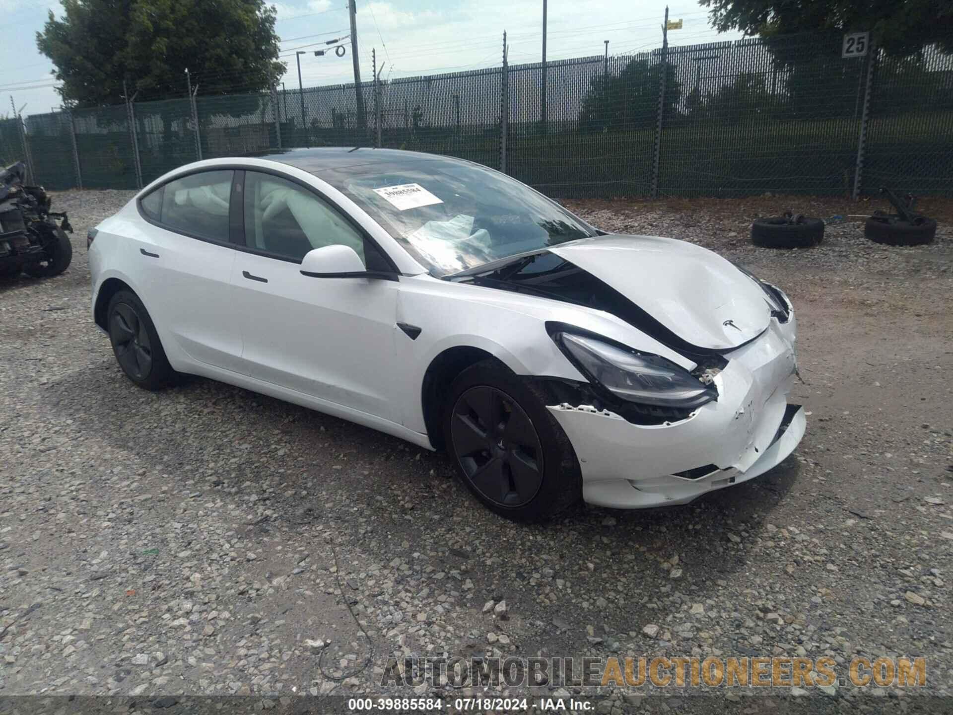 5YJ3E1EA6MF047532 TESLA MODEL 3 2021