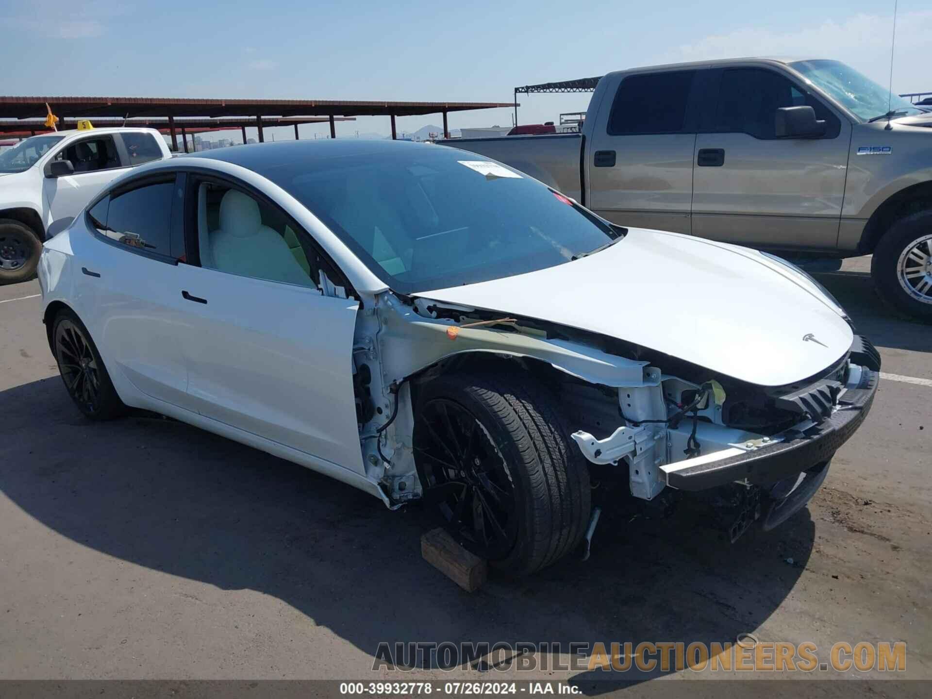 5YJ3E1EA6MF072768 TESLA MODEL 3 2021