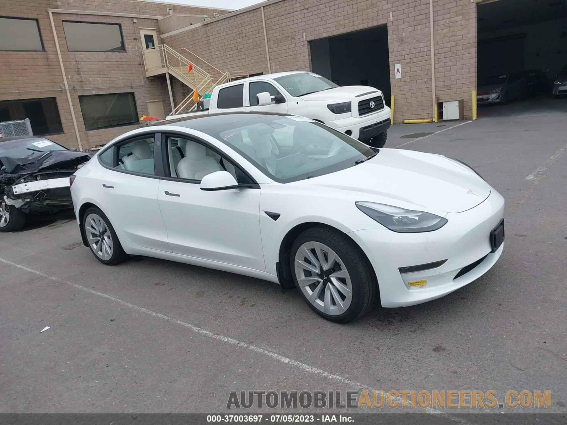 5YJ3E1EA6MF074164 TESLA MODEL 3 2021