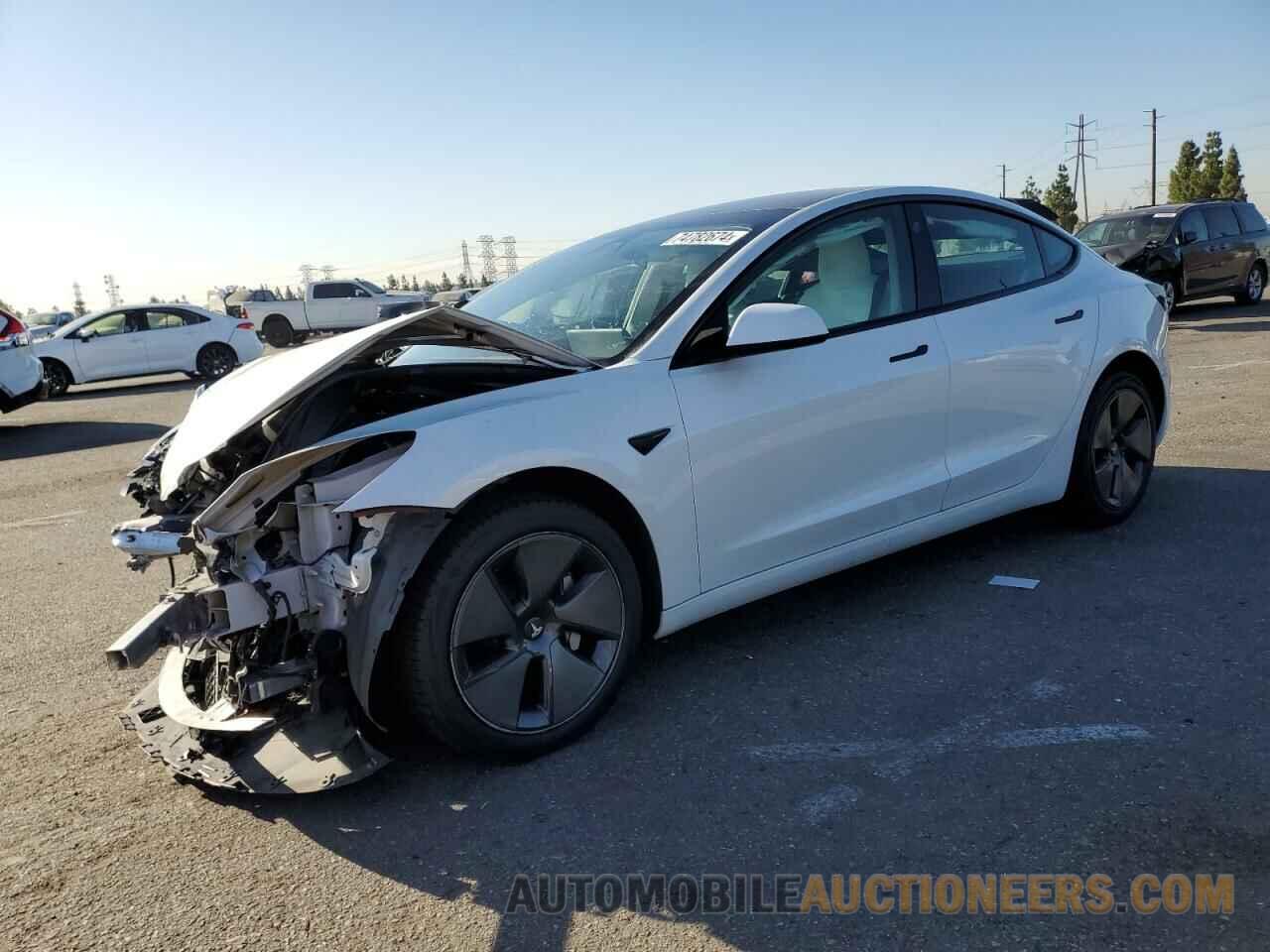 5YJ3E1EA6MF082832 TESLA MODEL 3 2021