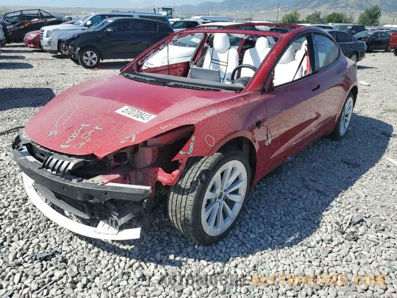 5YJ3E1EA6MF097234 TESLA MODEL 3 2021