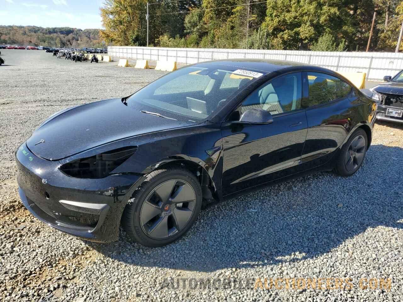 5YJ3E1EA6MF098383 TESLA MODEL 3 2021