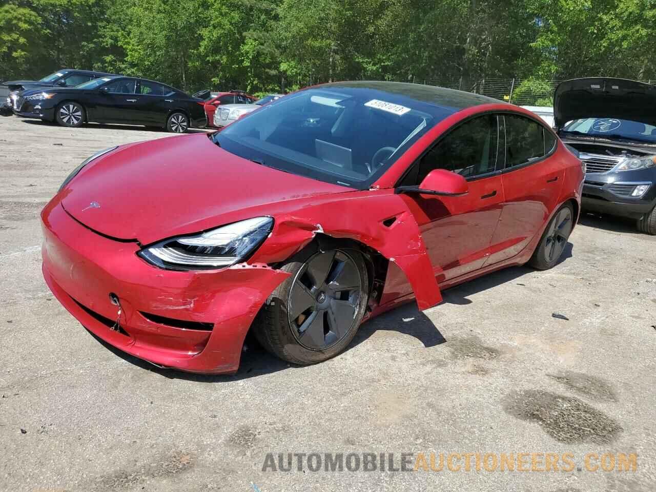 5YJ3E1EA6MF850860 TESLA MODEL 3 2021