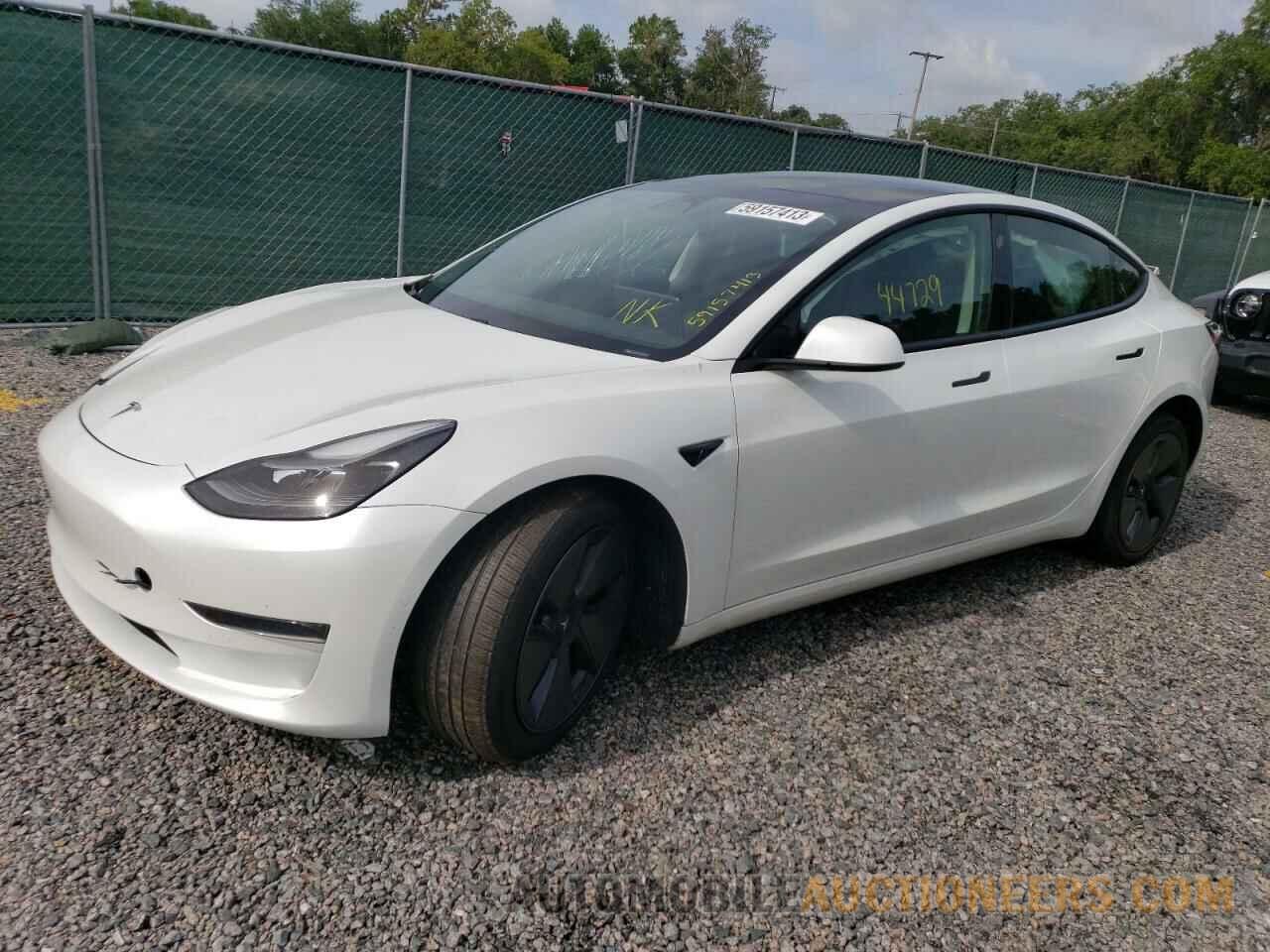 5YJ3E1EA6MF919742 TESLA MODEL 3 2021