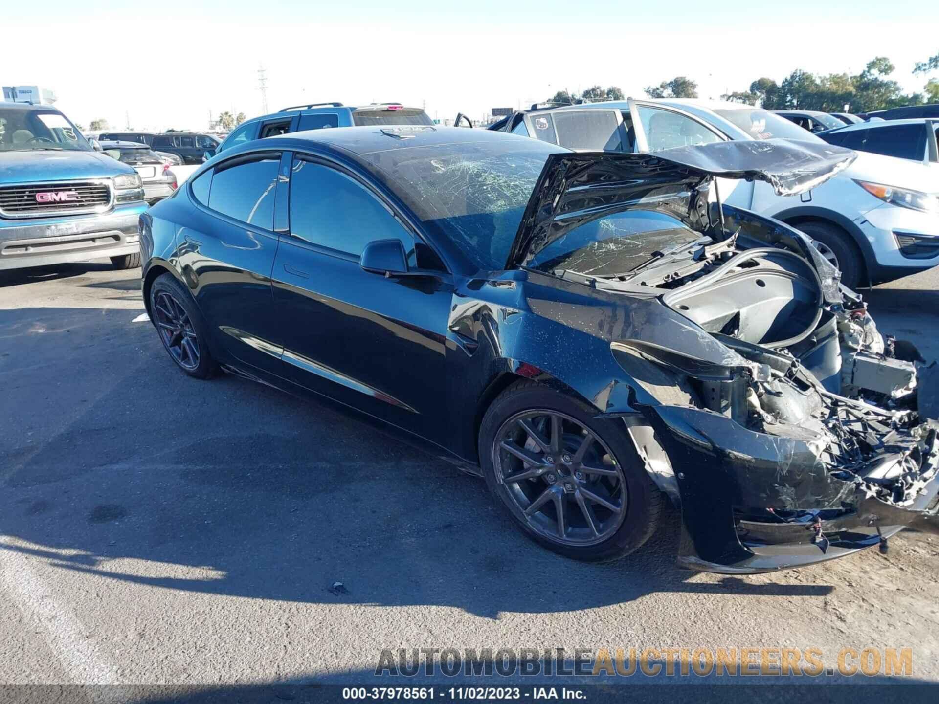 5YJ3E1EA6MF922267 TESLA MODEL 3 2021