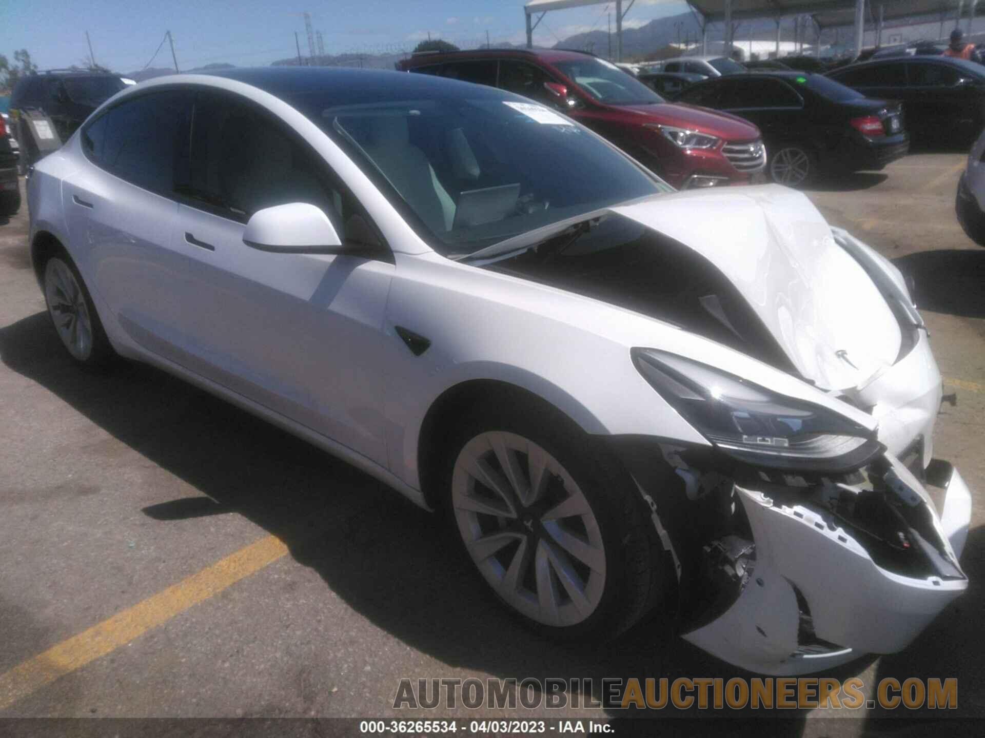 5YJ3E1EA6MF927582 TESLA MODEL 3 2021