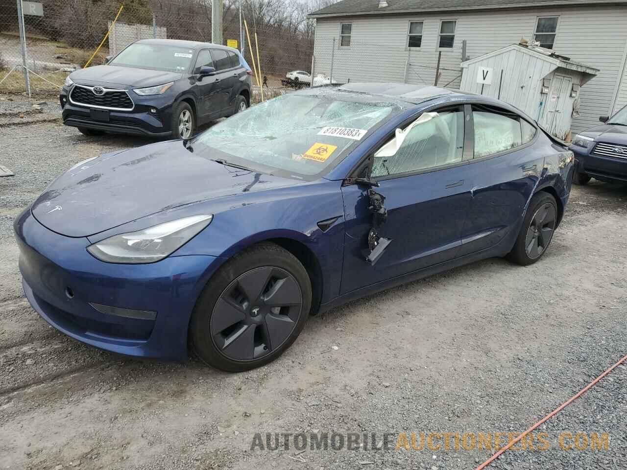 5YJ3E1EA6MF986955 TESLA MODEL 3 2021