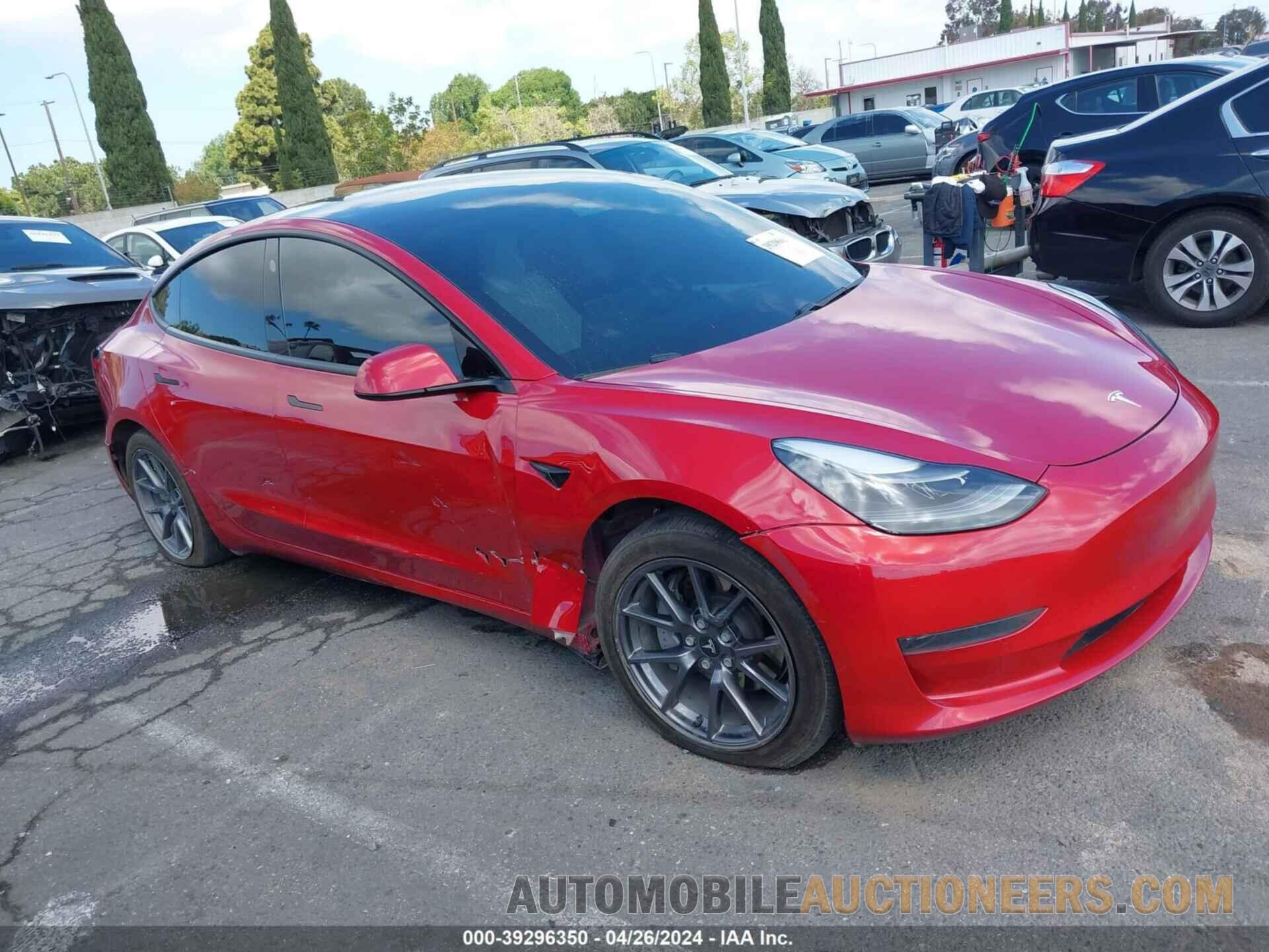 5YJ3E1EA6MF987393 TESLA MODEL 3 2021