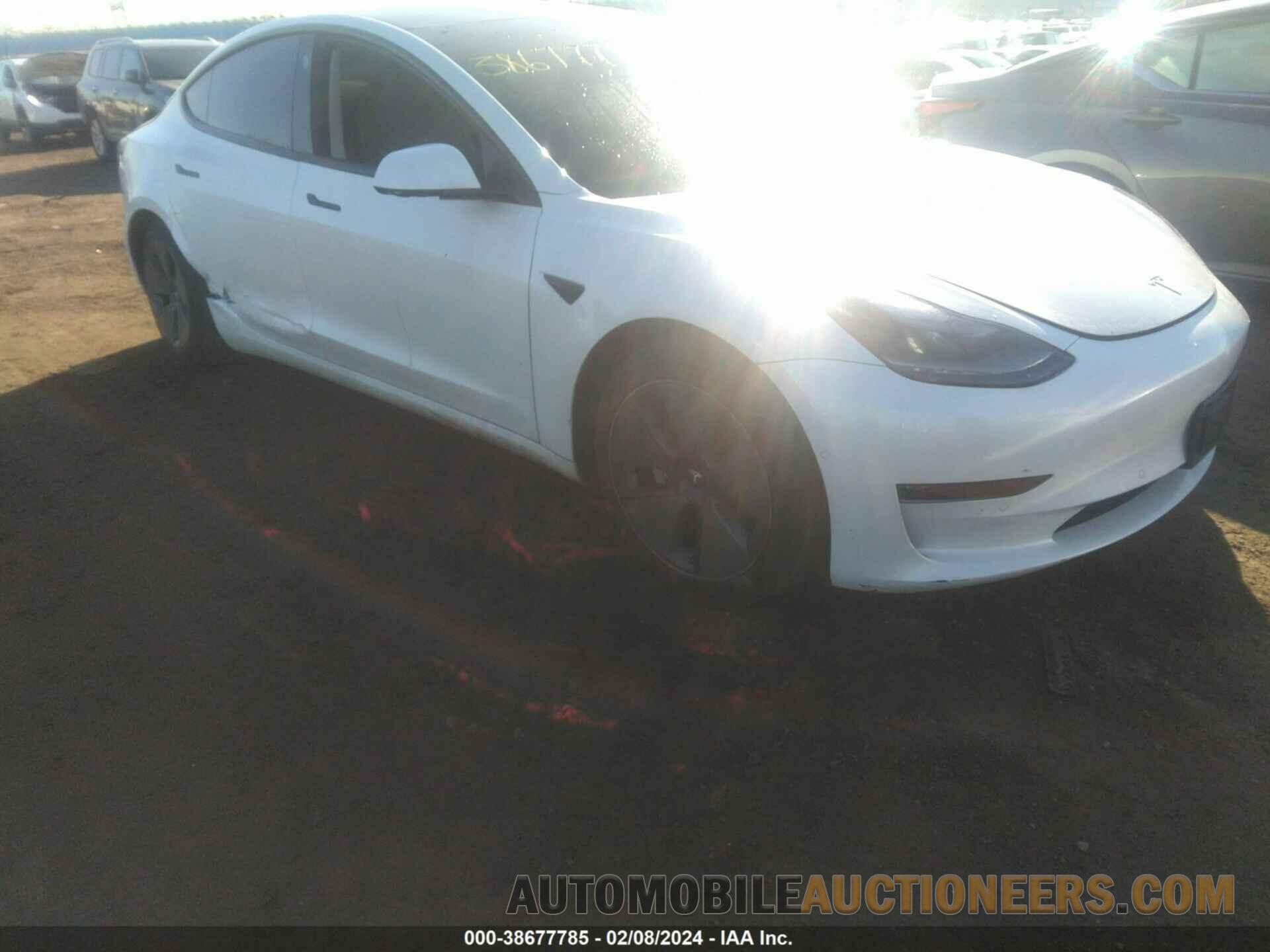 5YJ3E1EA6MF992562 TESLA MODEL 3 2021