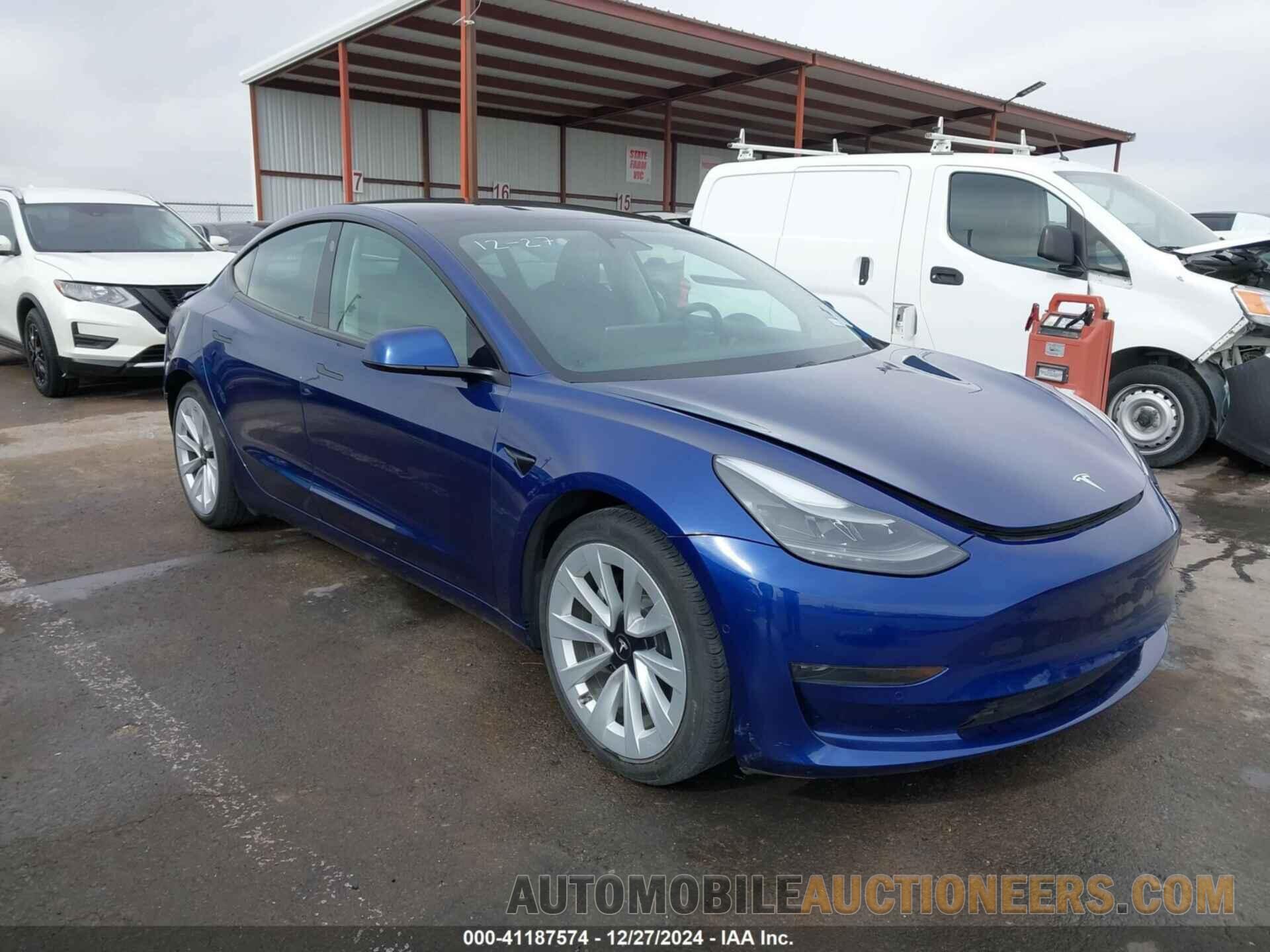 5YJ3E1EA6MF996014 TESLA MODEL 3 2021