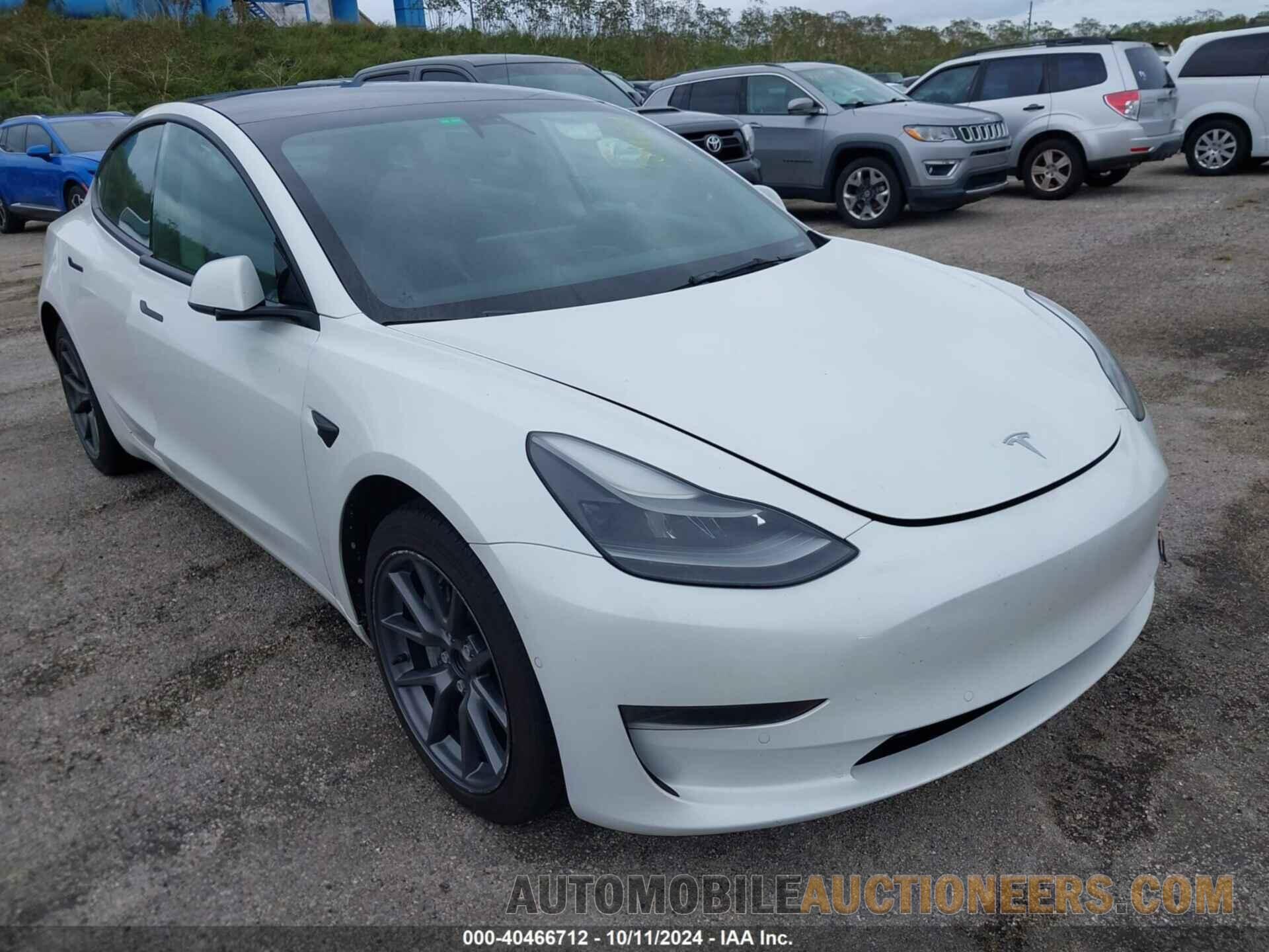 5YJ3E1EA6NF102885 TESLA MODEL 3 2022