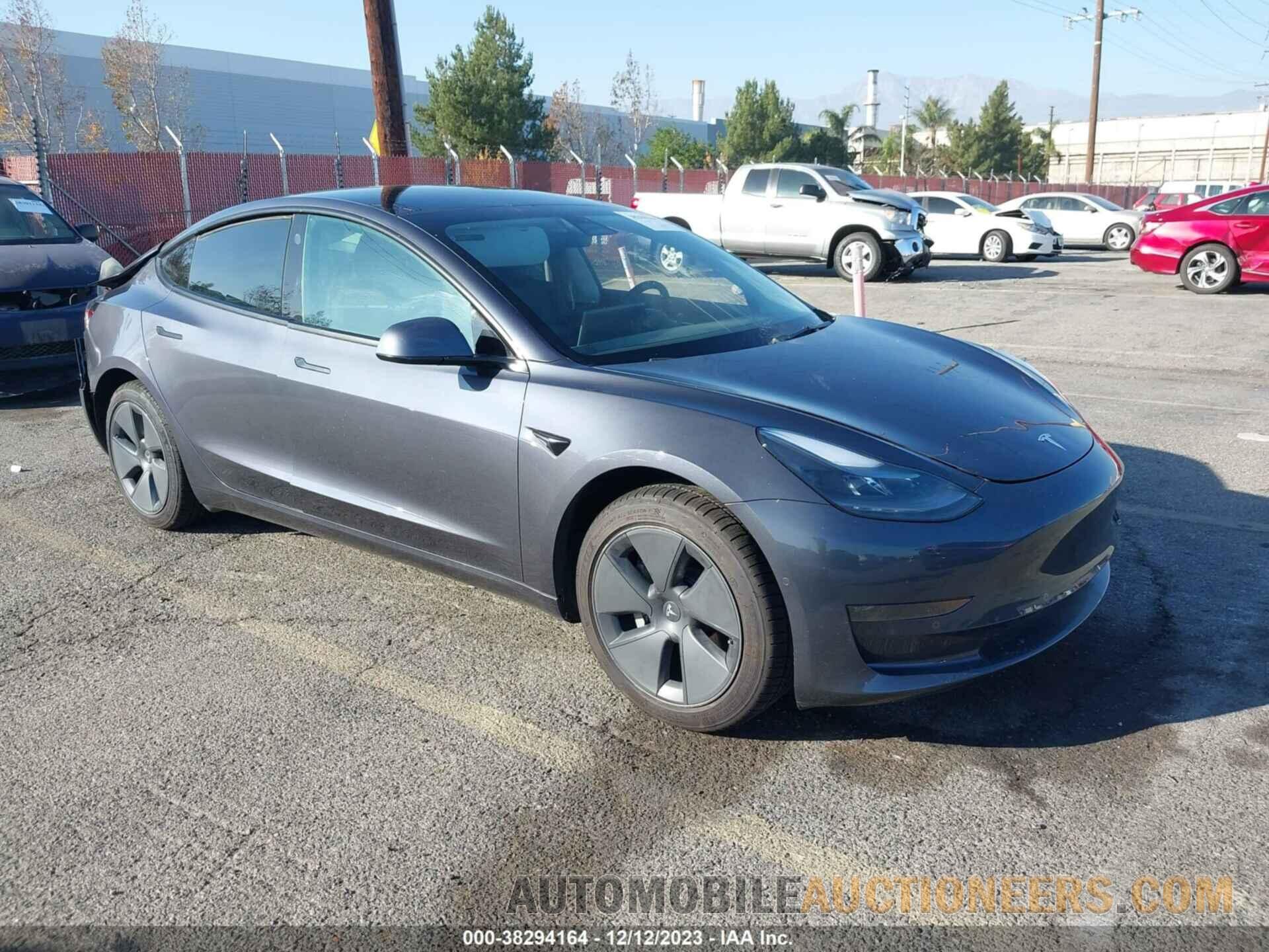 5YJ3E1EA6NF119489 TESLA MODEL 3 2022