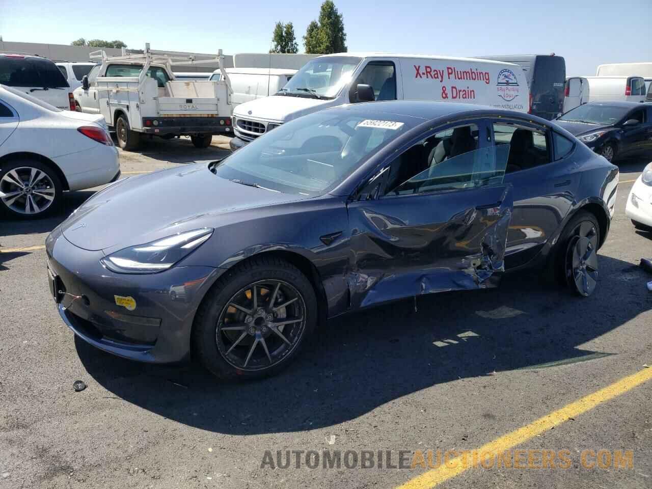 5YJ3E1EA6NF121677 TESLA MODEL 3 2022