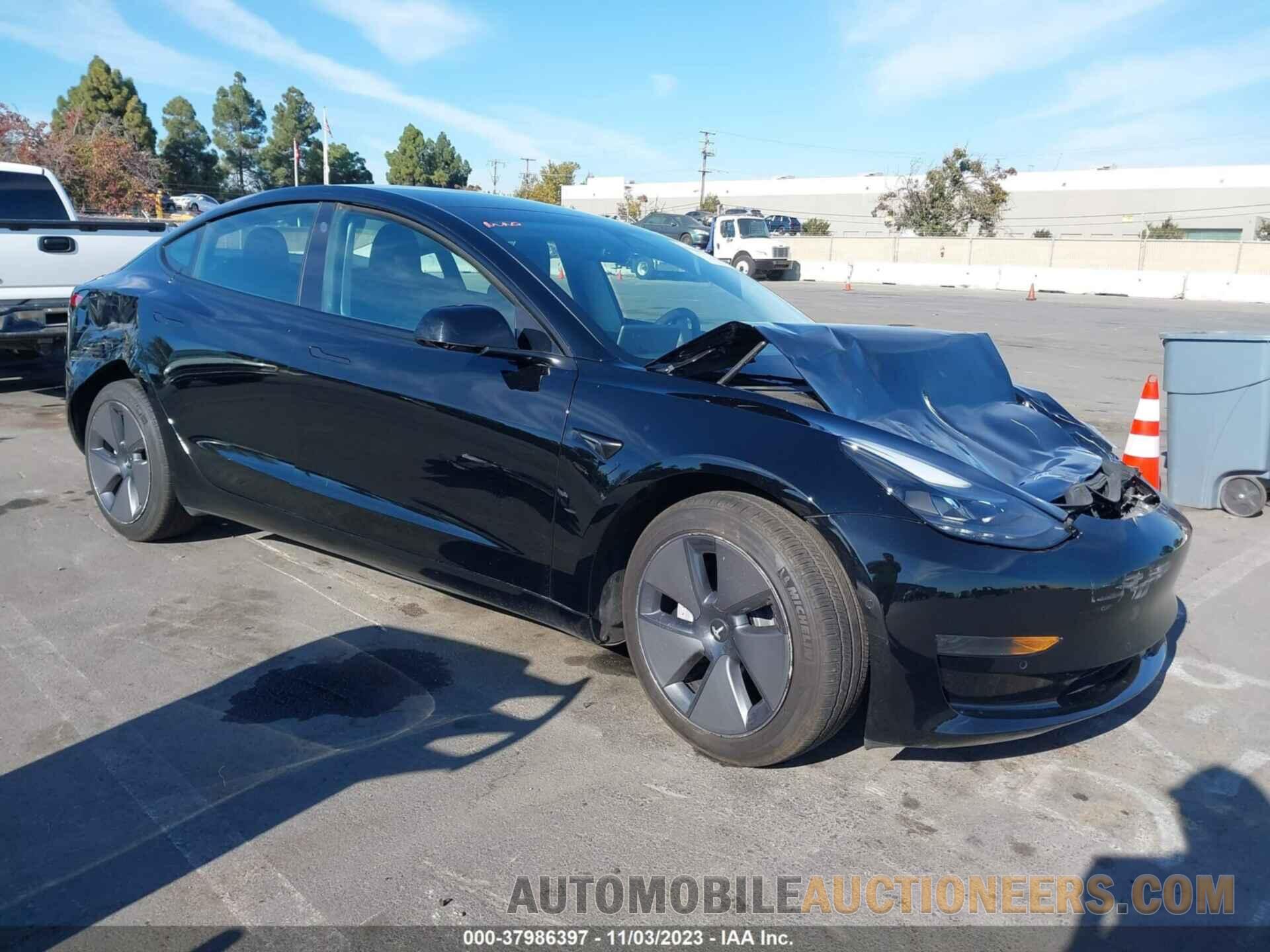 5YJ3E1EA6NF128192 TESLA MODEL 3 2022