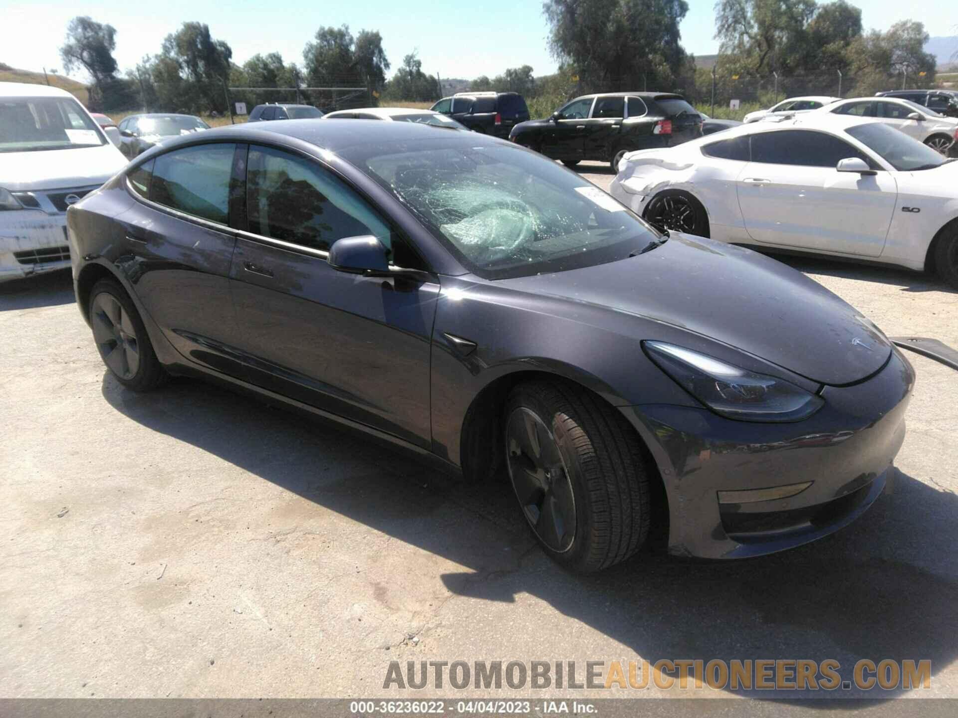 5YJ3E1EA6NF138348 TESLA MODEL 3 2022