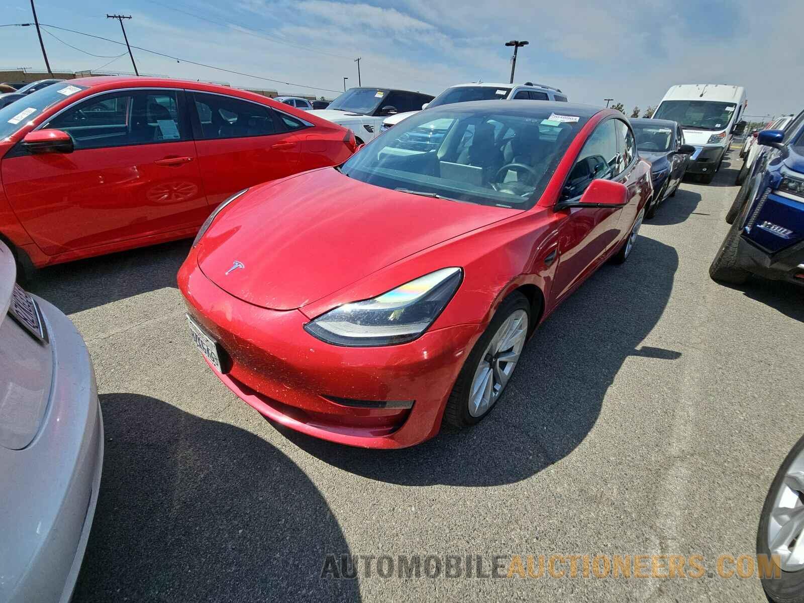 5YJ3E1EA6NF142996 Tesla Model 3 2022