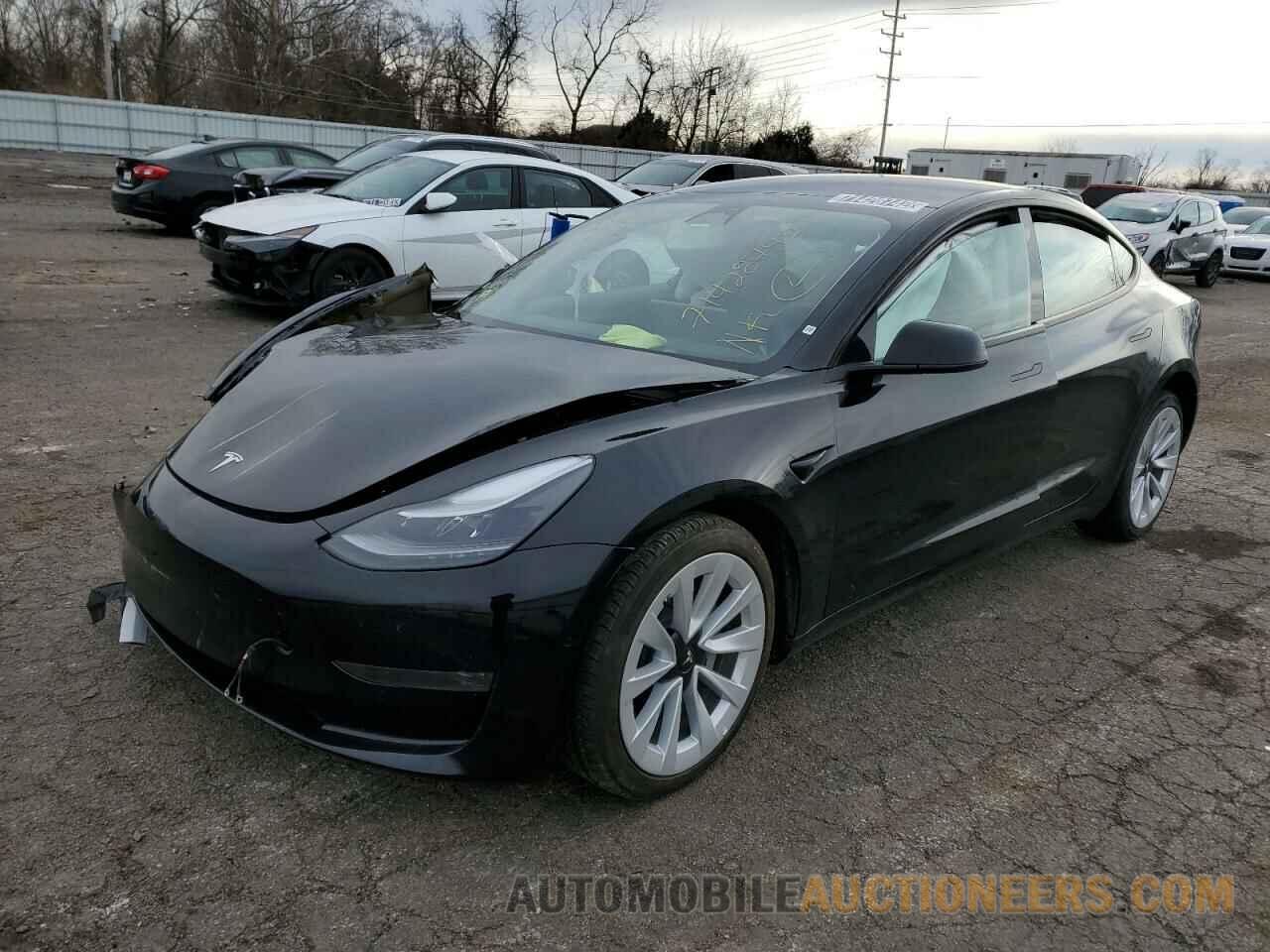 5YJ3E1EA6NF184715 TESLA MODEL 3 2022