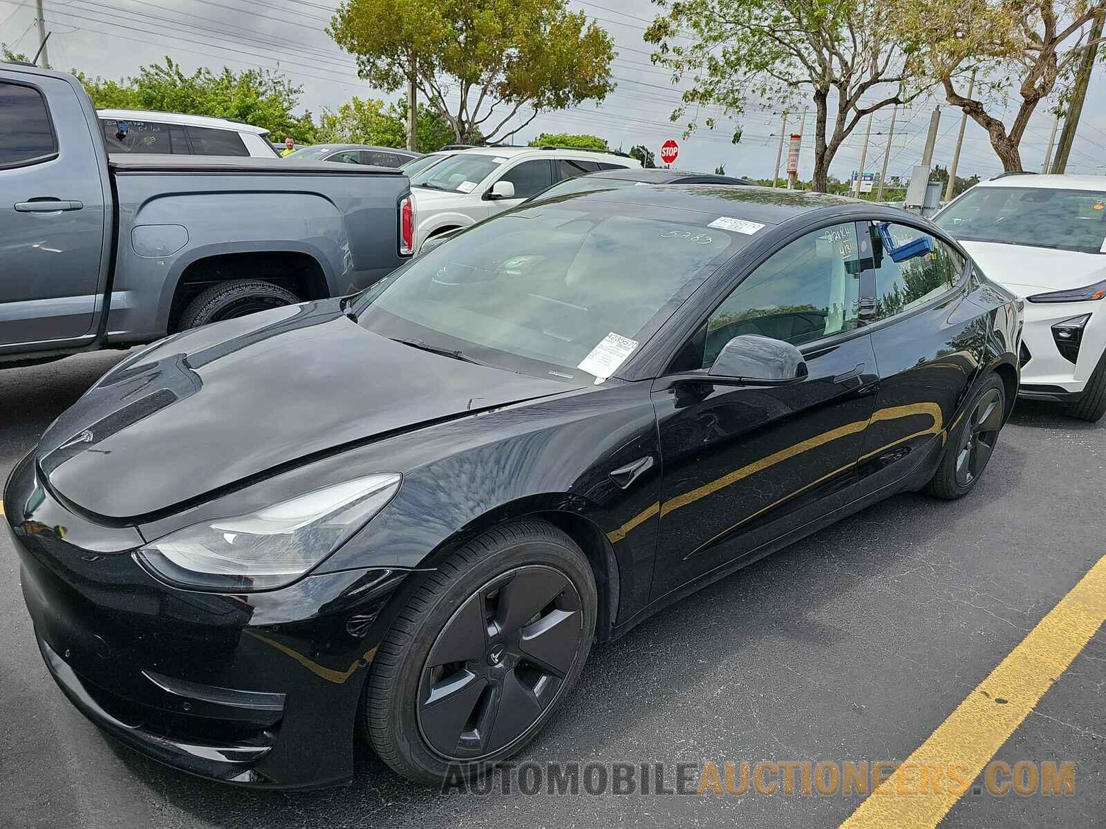 5YJ3E1EA6NF185783 Tesla Model 3 2022