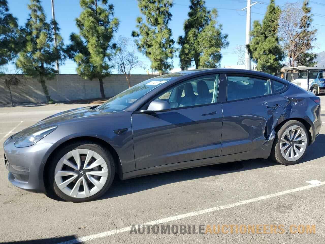 5YJ3E1EA6NF187727 TESLA MODEL 3 2022