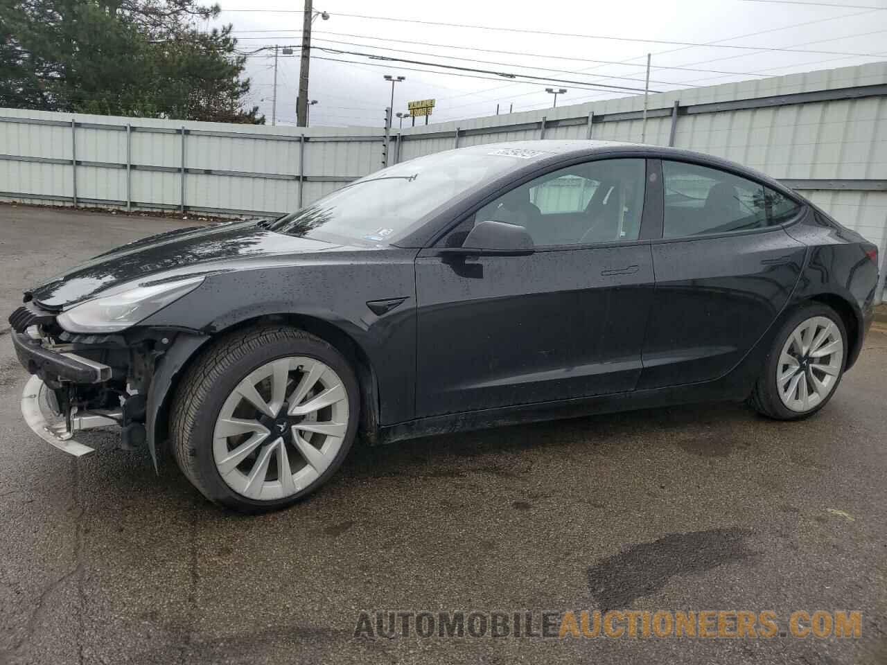 5YJ3E1EA6NF187730 TESLA MODEL 3 2022