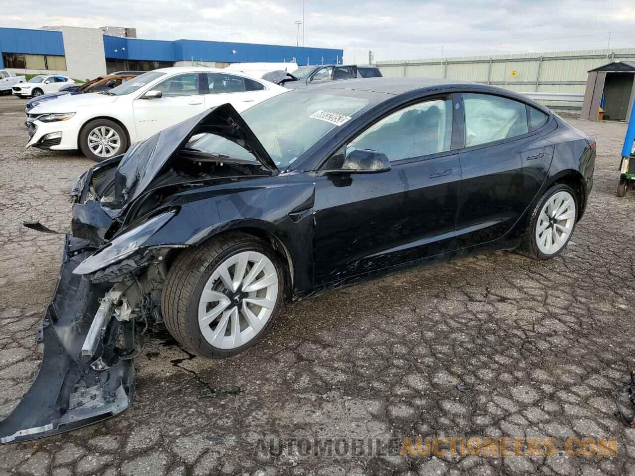 5YJ3E1EA6NF188621 TESLA MODEL 3 2022