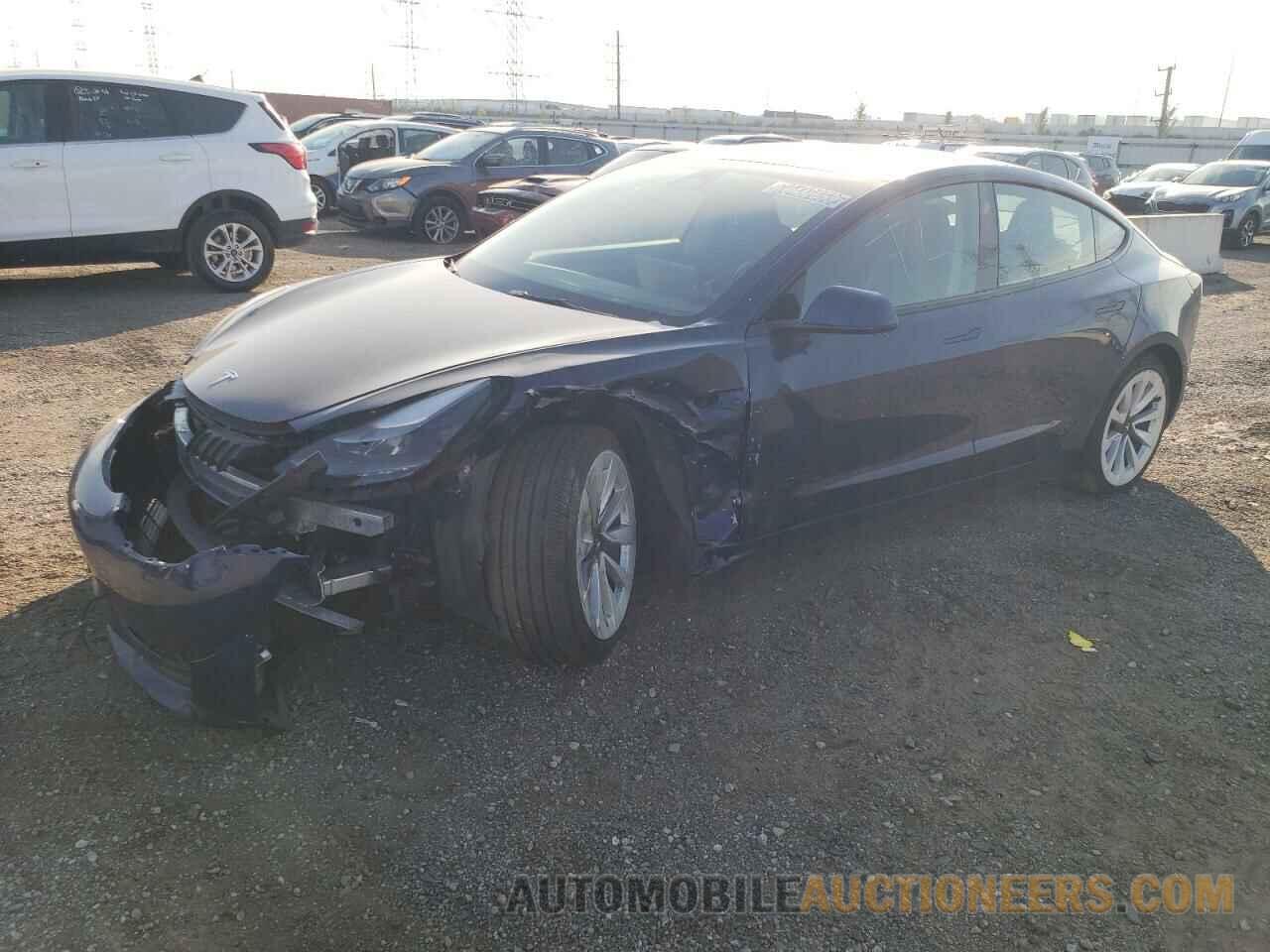 5YJ3E1EA6NF188974 TESLA MODEL 3 2022