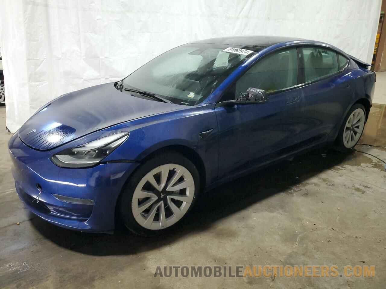 5YJ3E1EA6NF190868 TESLA MODEL 3 2022