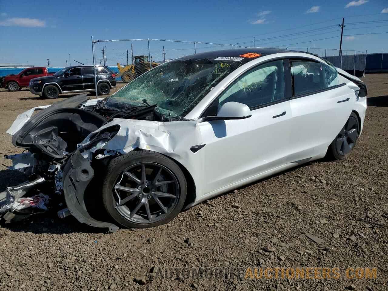 5YJ3E1EA6NF191258 TESLA MODEL 3 2022