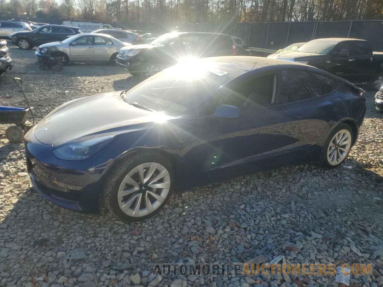 5YJ3E1EA6NF191521 TESLA MODEL 3 2022