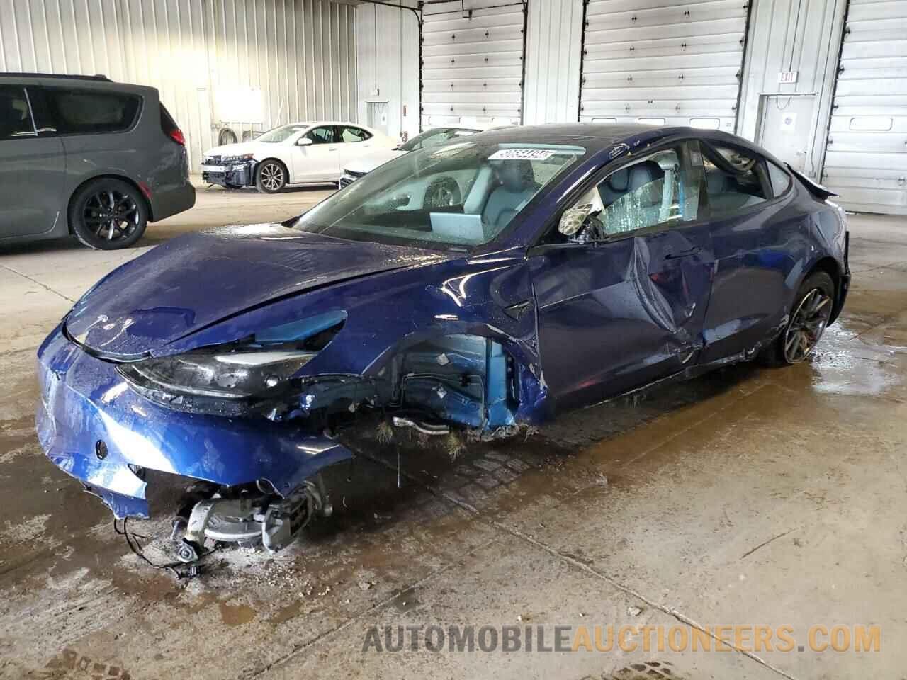 5YJ3E1EA6NF287102 TESLA MODEL 3 2022