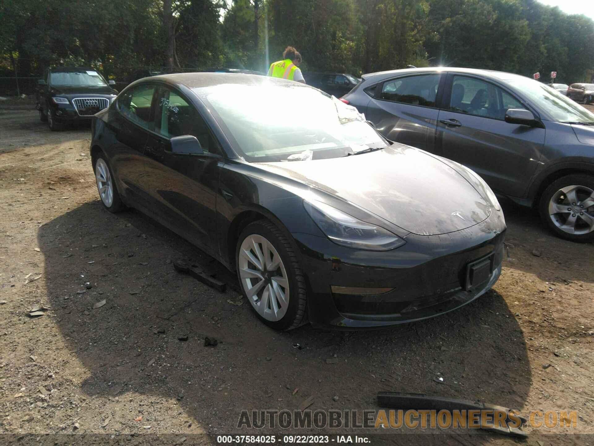 5YJ3E1EA6NF287858 TESLA MODEL 3 2022