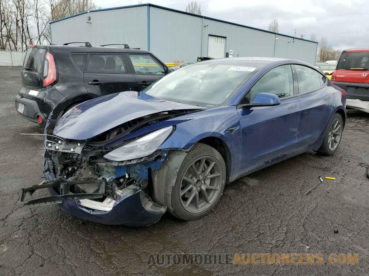 5YJ3E1EA6NF290842 TESLA MODEL 3 2022