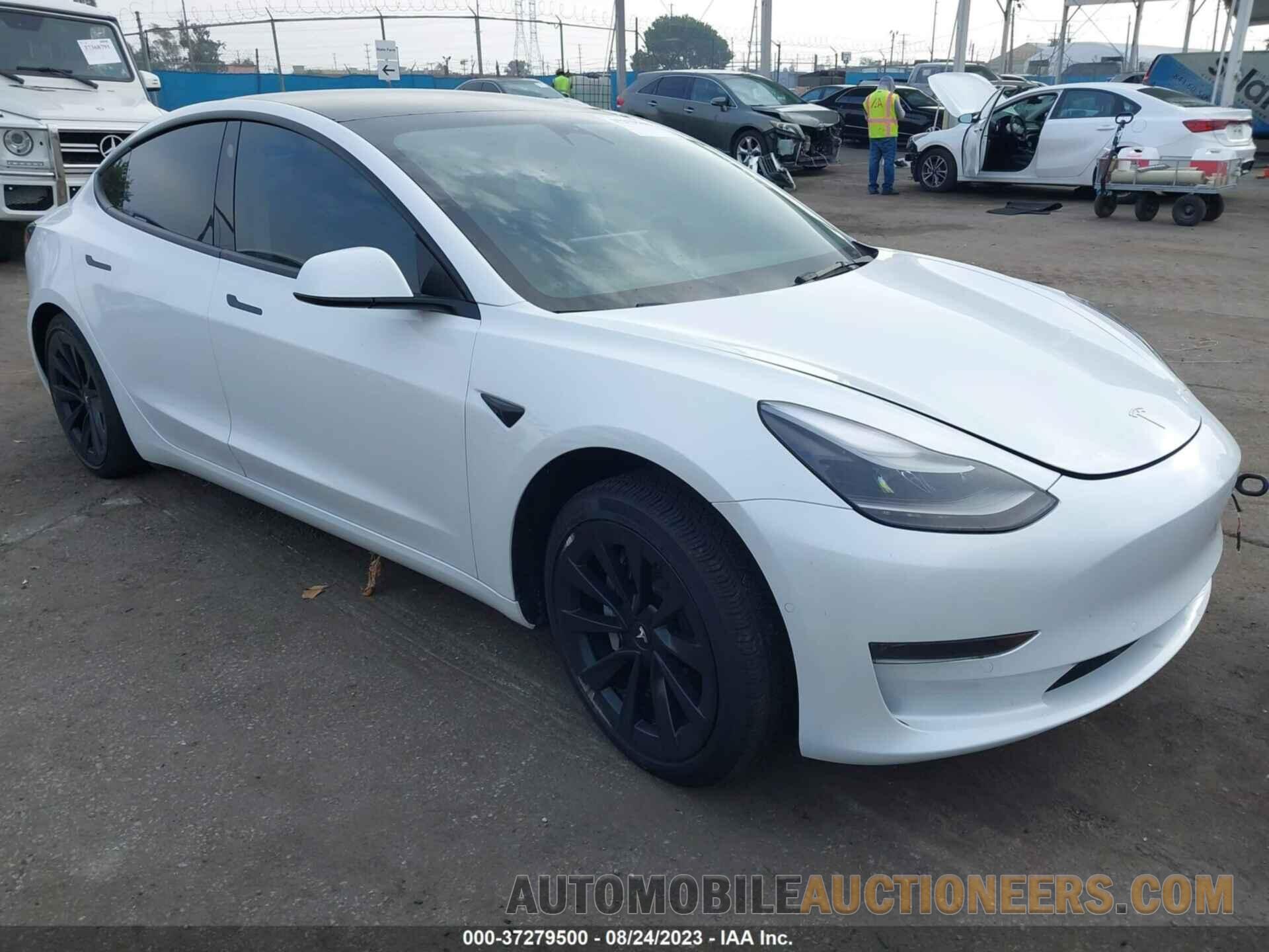 5YJ3E1EA6NF297550 TESLA MODEL 3 2022