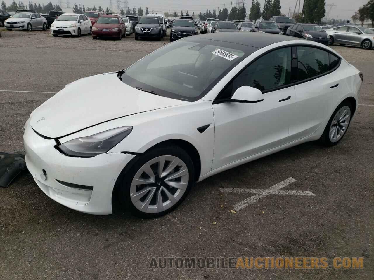 5YJ3E1EA6NF298553 TESLA MODEL 3 2022