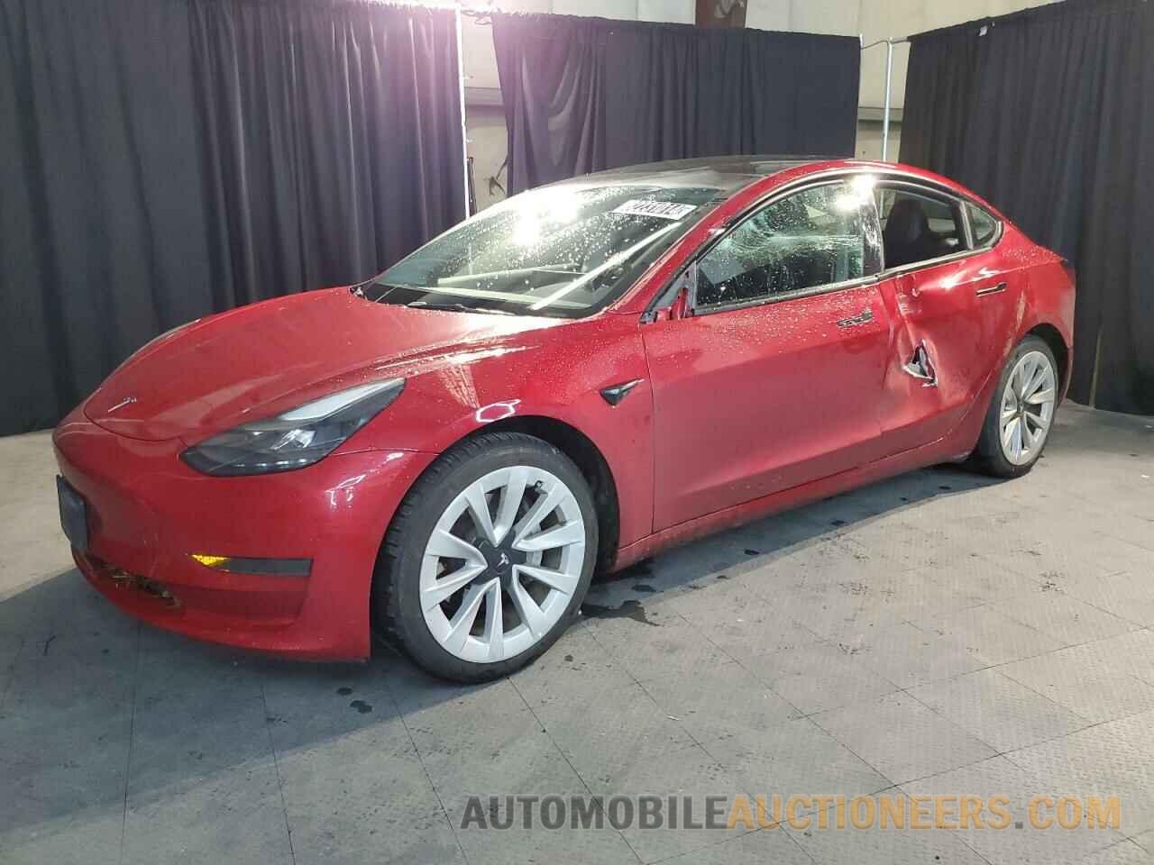 5YJ3E1EA6NF304366 TESLA MODEL 3 2022