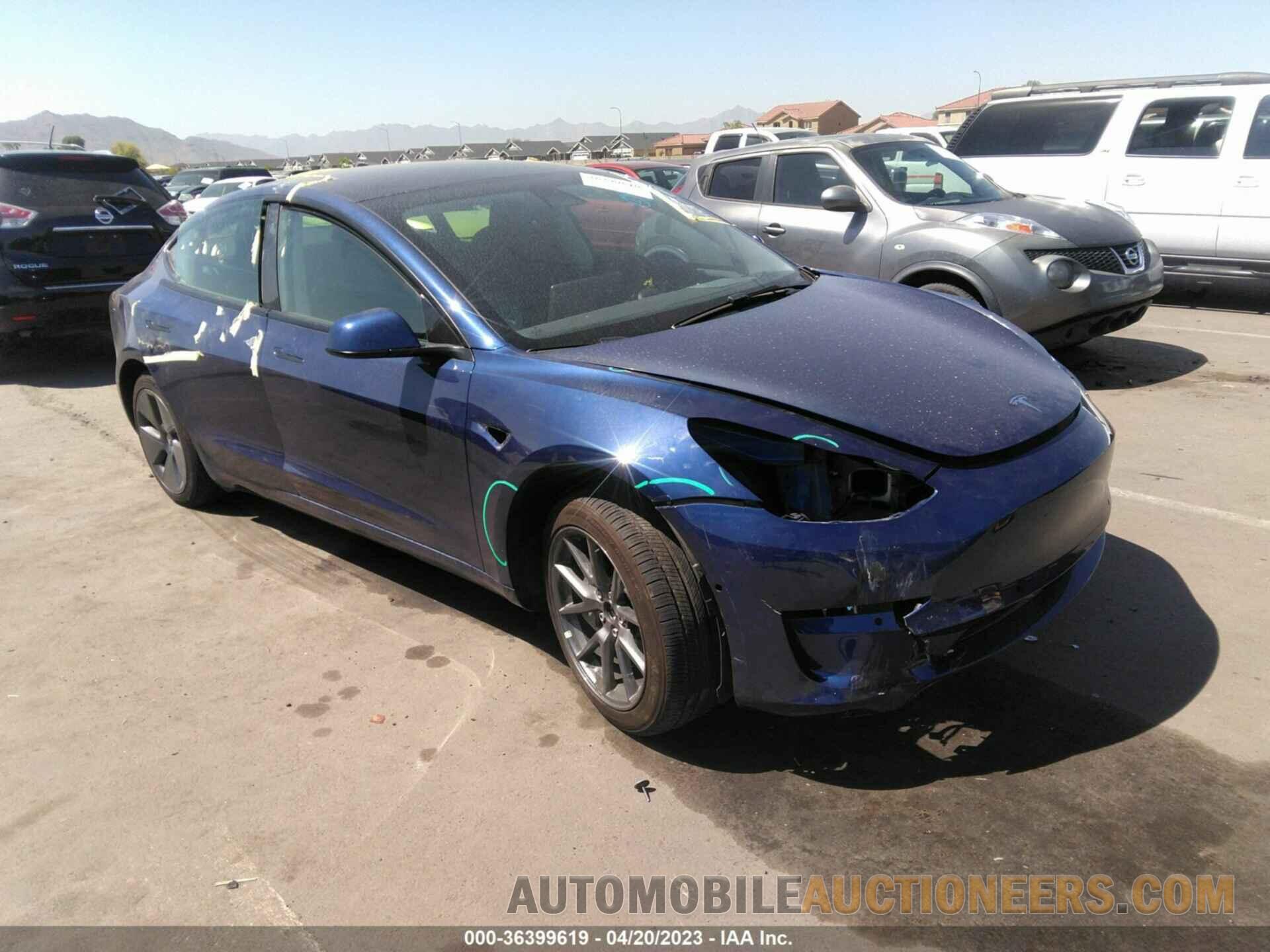 5YJ3E1EA6NF306280 TESLA MODEL 3 2022