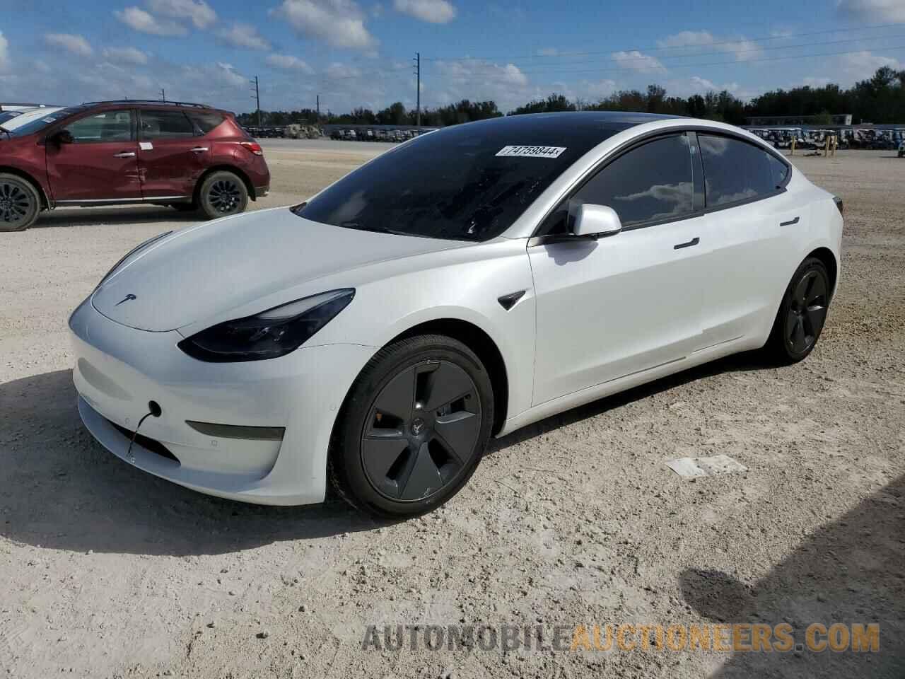 5YJ3E1EA6NF319191 TESLA MODEL 3 2022