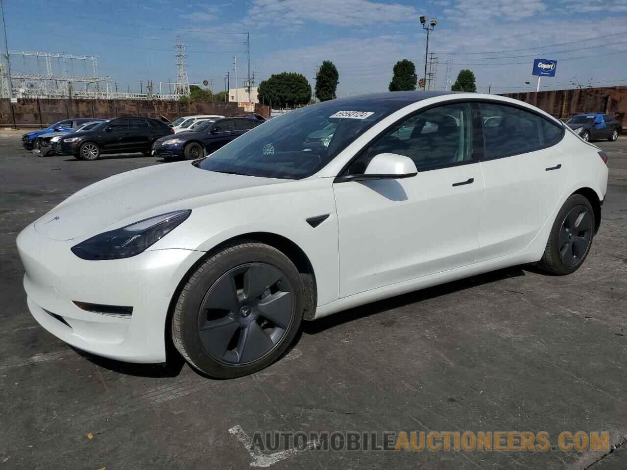 5YJ3E1EA6NF331051 TESLA MODEL 3 2022