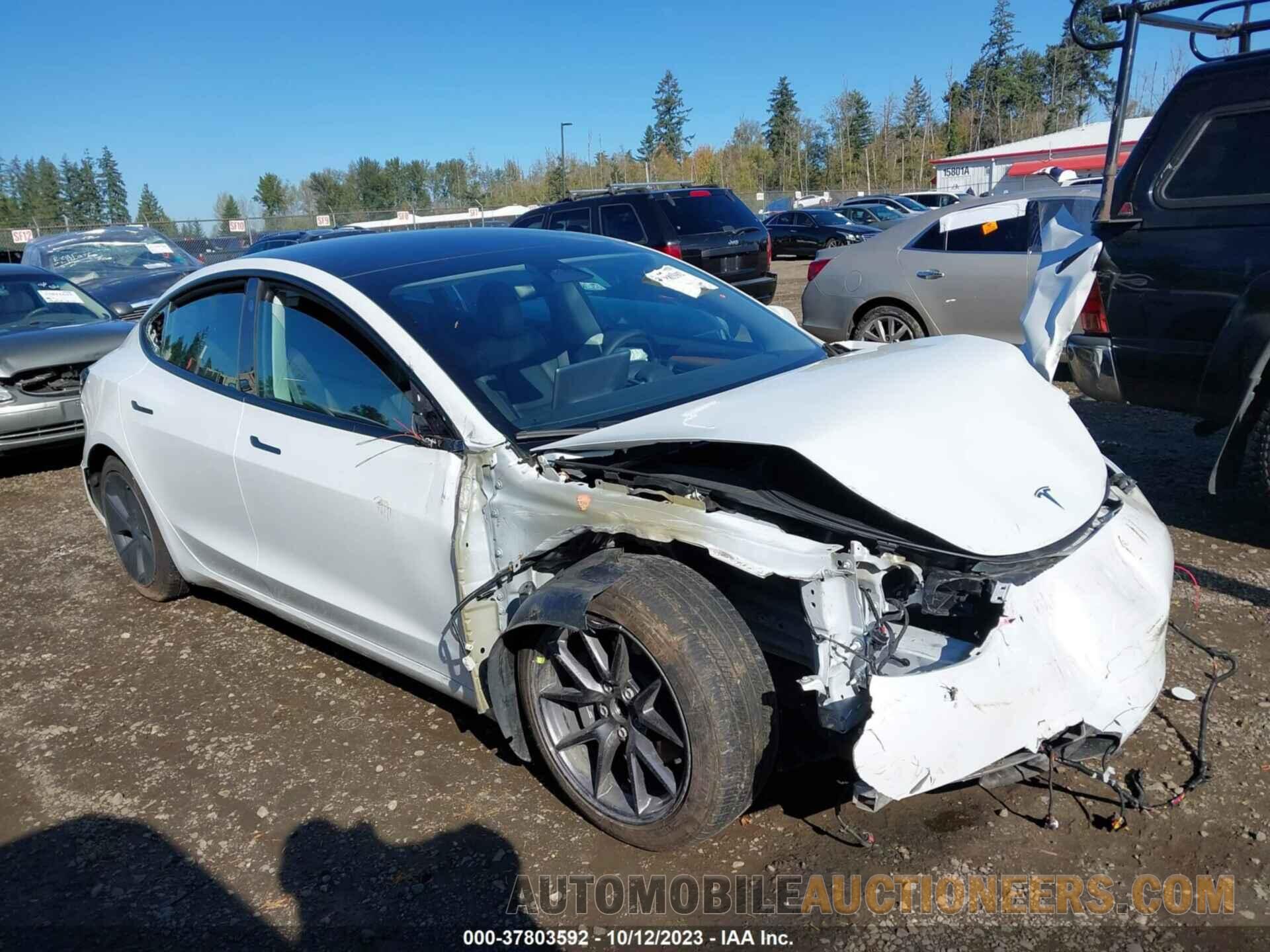 5YJ3E1EA6NF336041 TESLA MODEL 3 2022