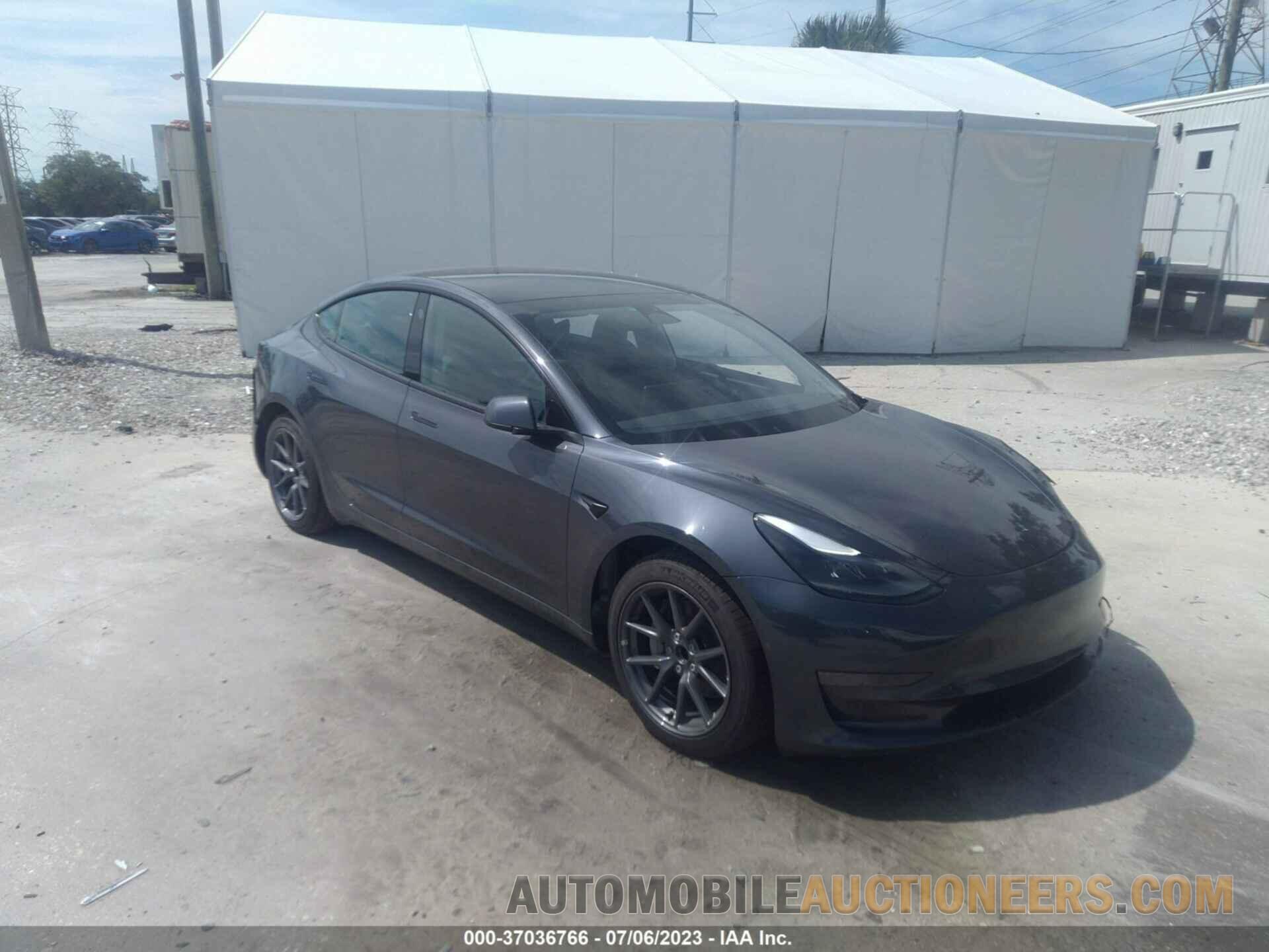 5YJ3E1EA6NF344785 TESLA MODEL 3 2022