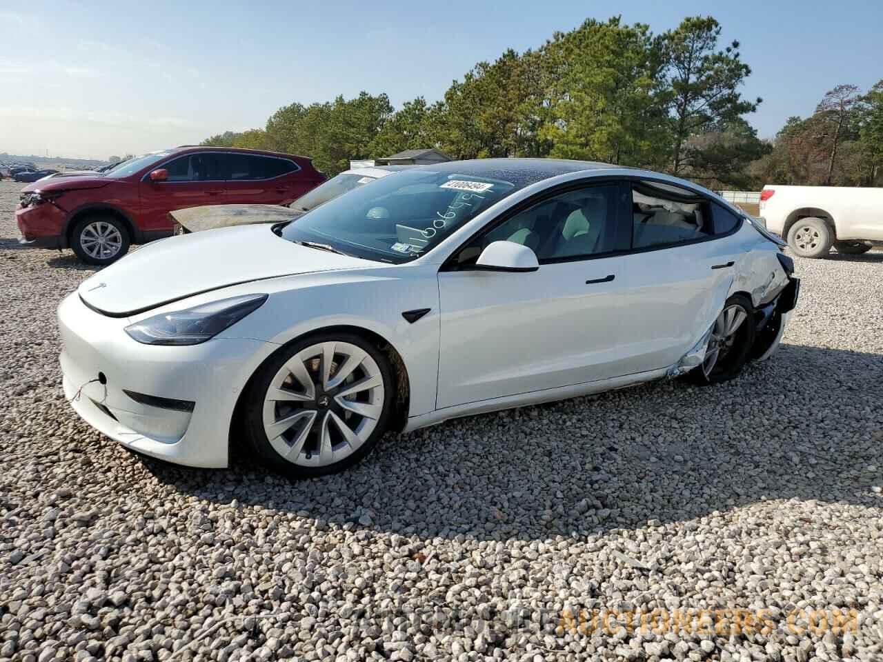 5YJ3E1EA6NF347086 TESLA MODEL 3 2022