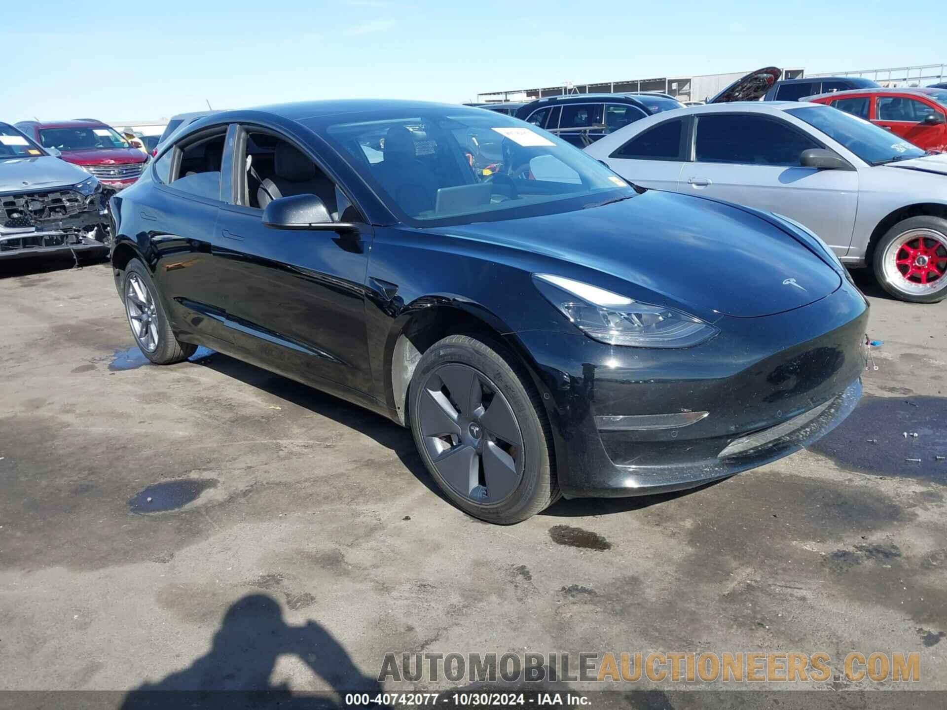 5YJ3E1EA6NF352191 TESLA MODEL 3 2022