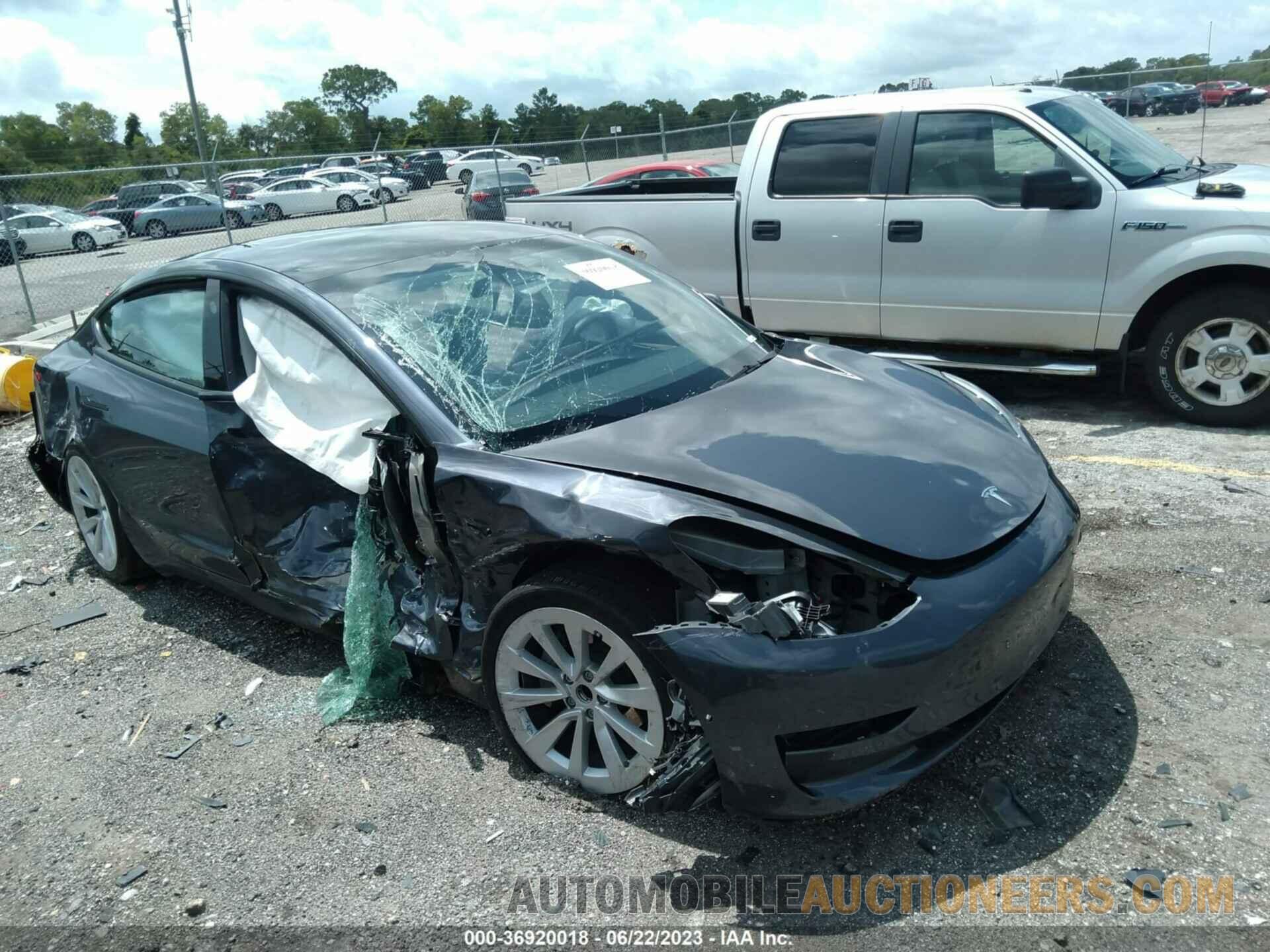 5YJ3E1EA6NF354779 TESLA MODEL 3 2022