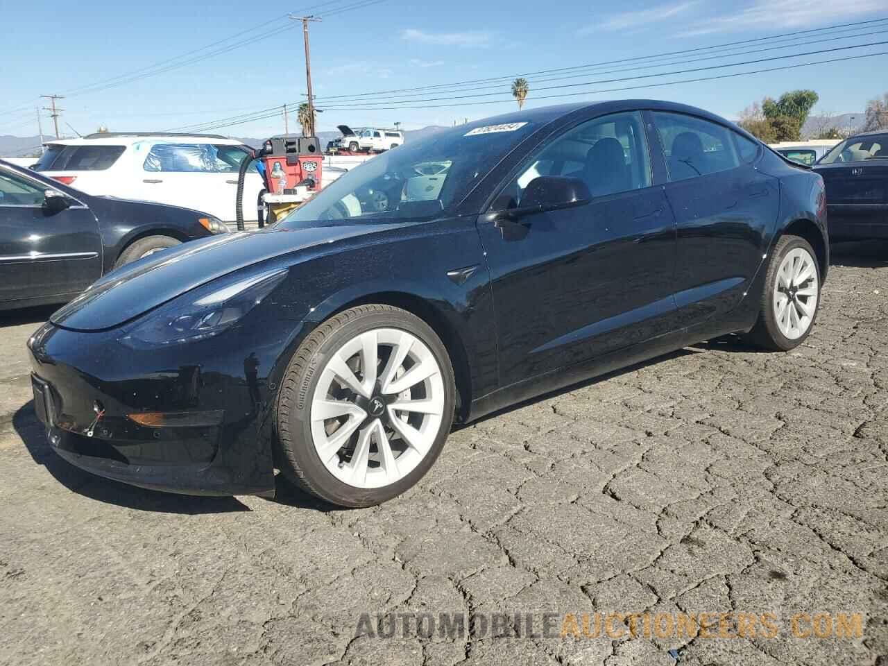 5YJ3E1EA6NF360209 TESLA MODEL 3 2022