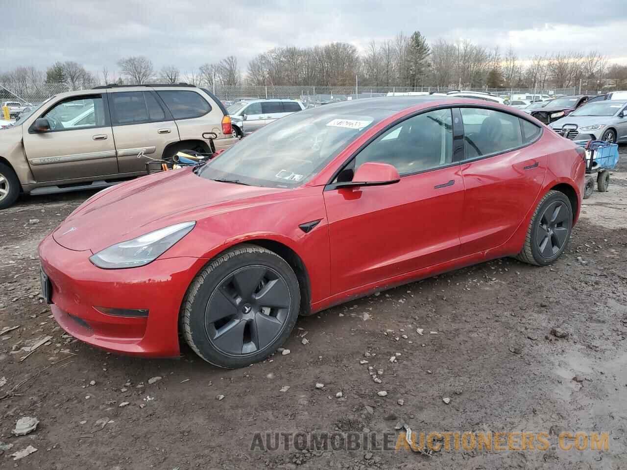 5YJ3E1EA6NF368584 TESLA MODEL 3 2022