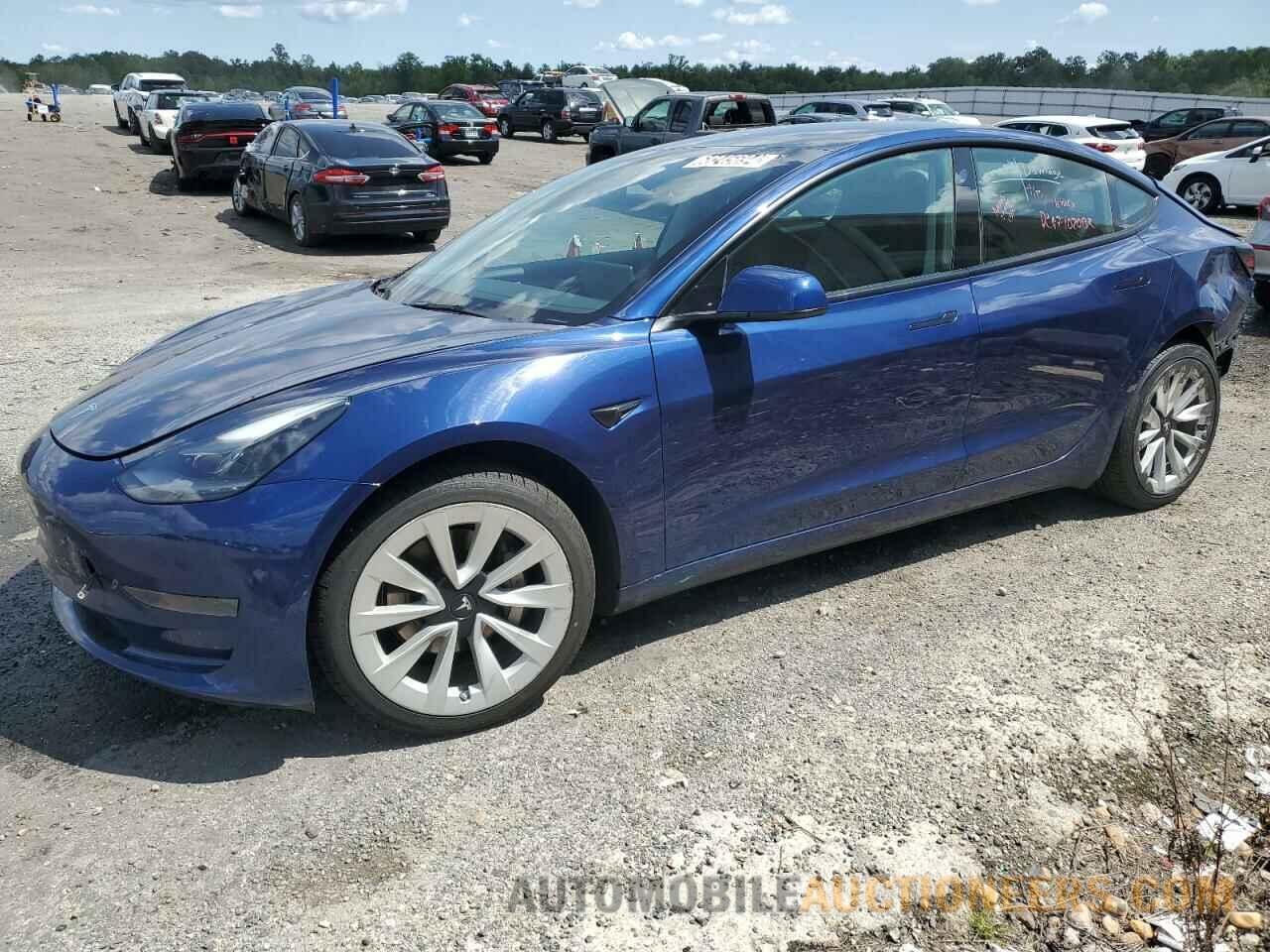 5YJ3E1EA6NF368942 TESLA MODEL 3 2022